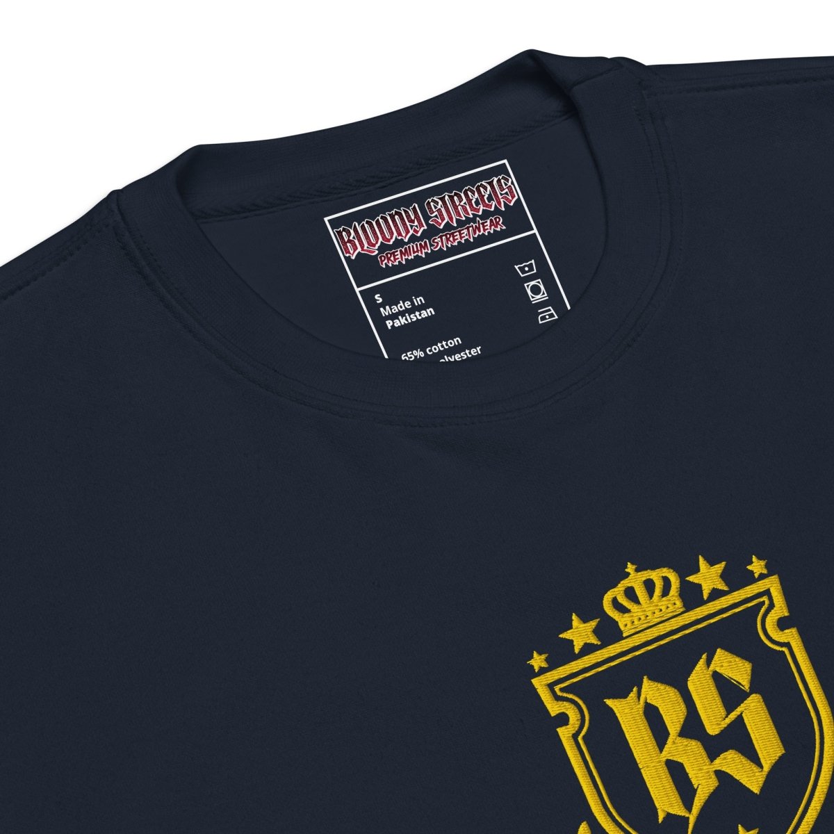 Classic Streetwear Pullover OG - Gold V2 - BLOODY - STREETS.DE Streetwear Herren und Damen Hoodies, T-Shirts, Pullis