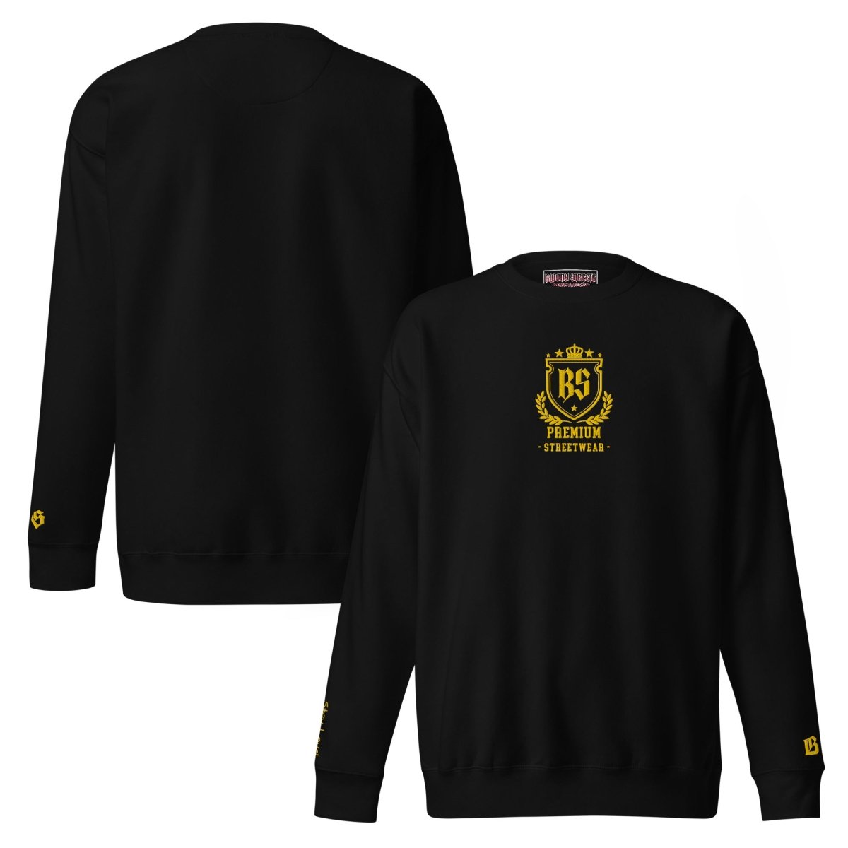 Classic Streetwear Pullover OG - Gold V2 - BLOODY - STREETS.DE Streetwear Herren und Damen Hoodies, T-Shirts, Pullis