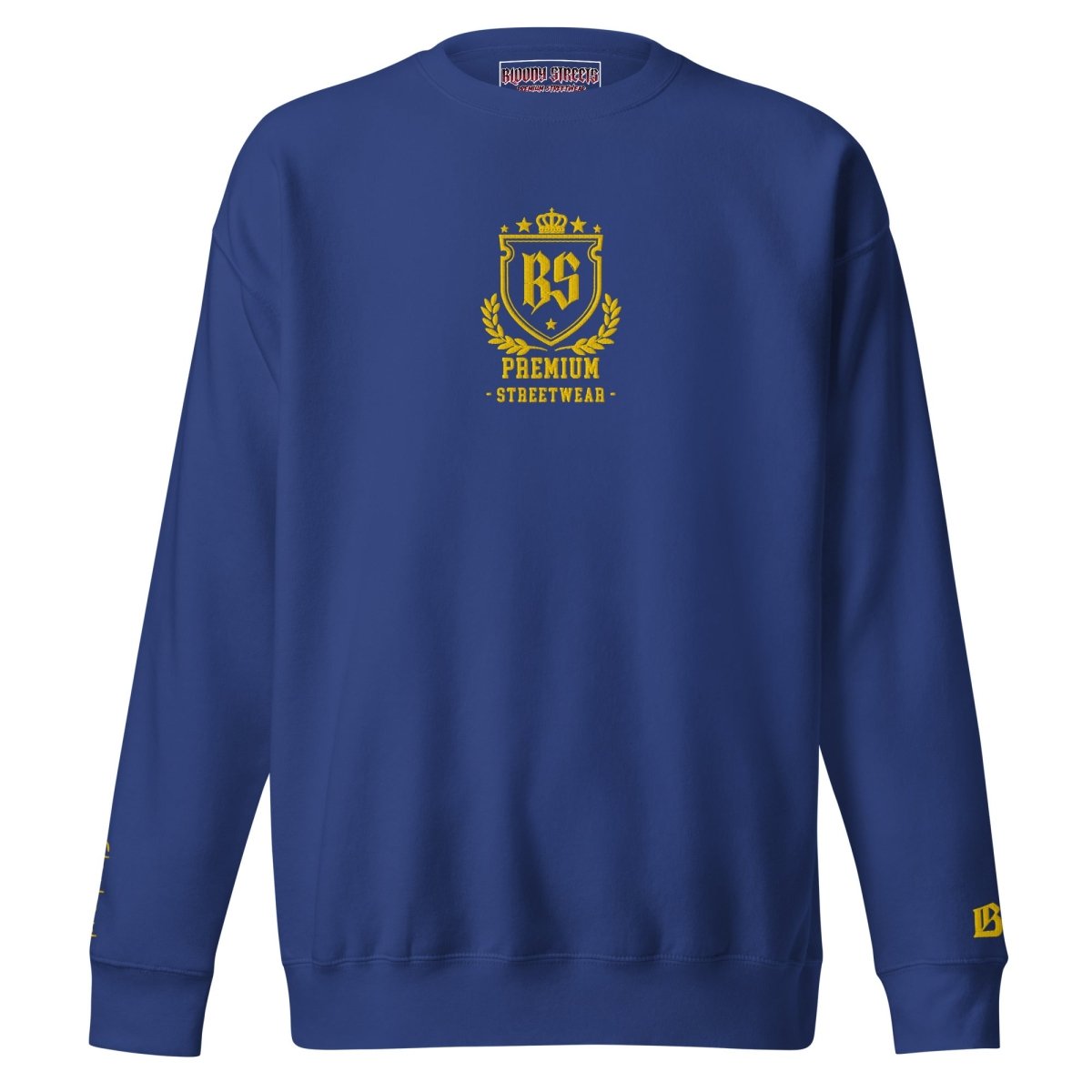Classic Streetwear Pullover OG - Gold V2 - BLOODY - STREETS.DE Streetwear Herren und Damen Hoodies, T-Shirts, Pullis