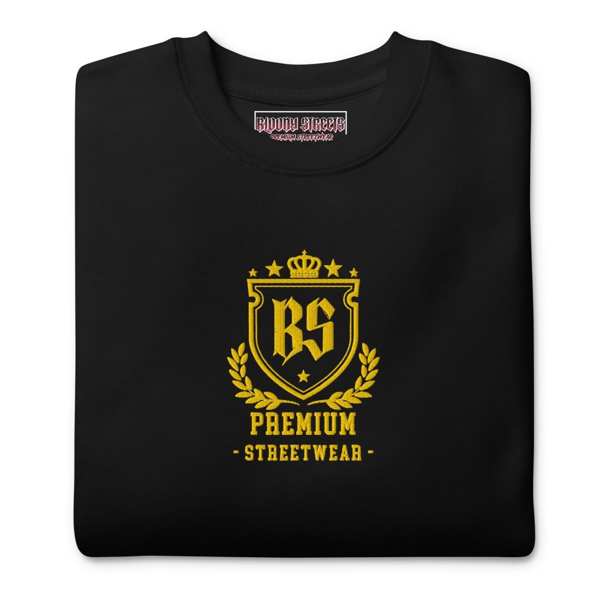 Classic Streetwear Pullover OG - Gold V2 - BLOODY - STREETS.DE Streetwear Herren und Damen Hoodies, T-Shirts, Pullis