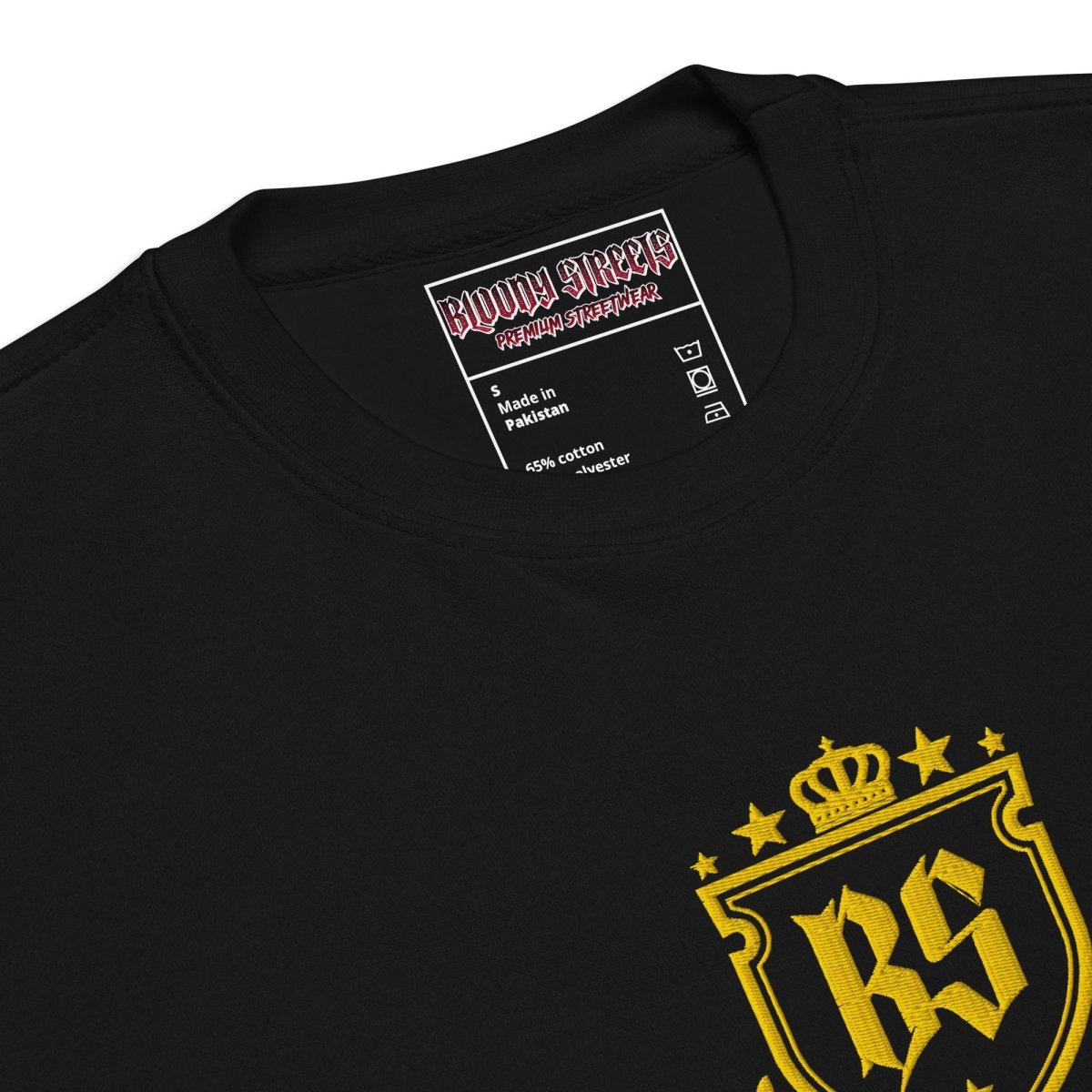 Classic Streetwear Pullover OG - Gold V2 - BLOODY - STREETS.DE Streetwear Herren und Damen Hoodies, T-Shirts, Pullis