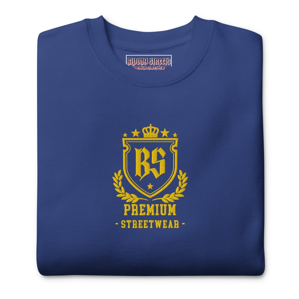 Classic Streetwear Pullover OG - Gold V2 - BLOODY - STREETS.DE Streetwear Herren und Damen Hoodies, T-Shirts, Pullis