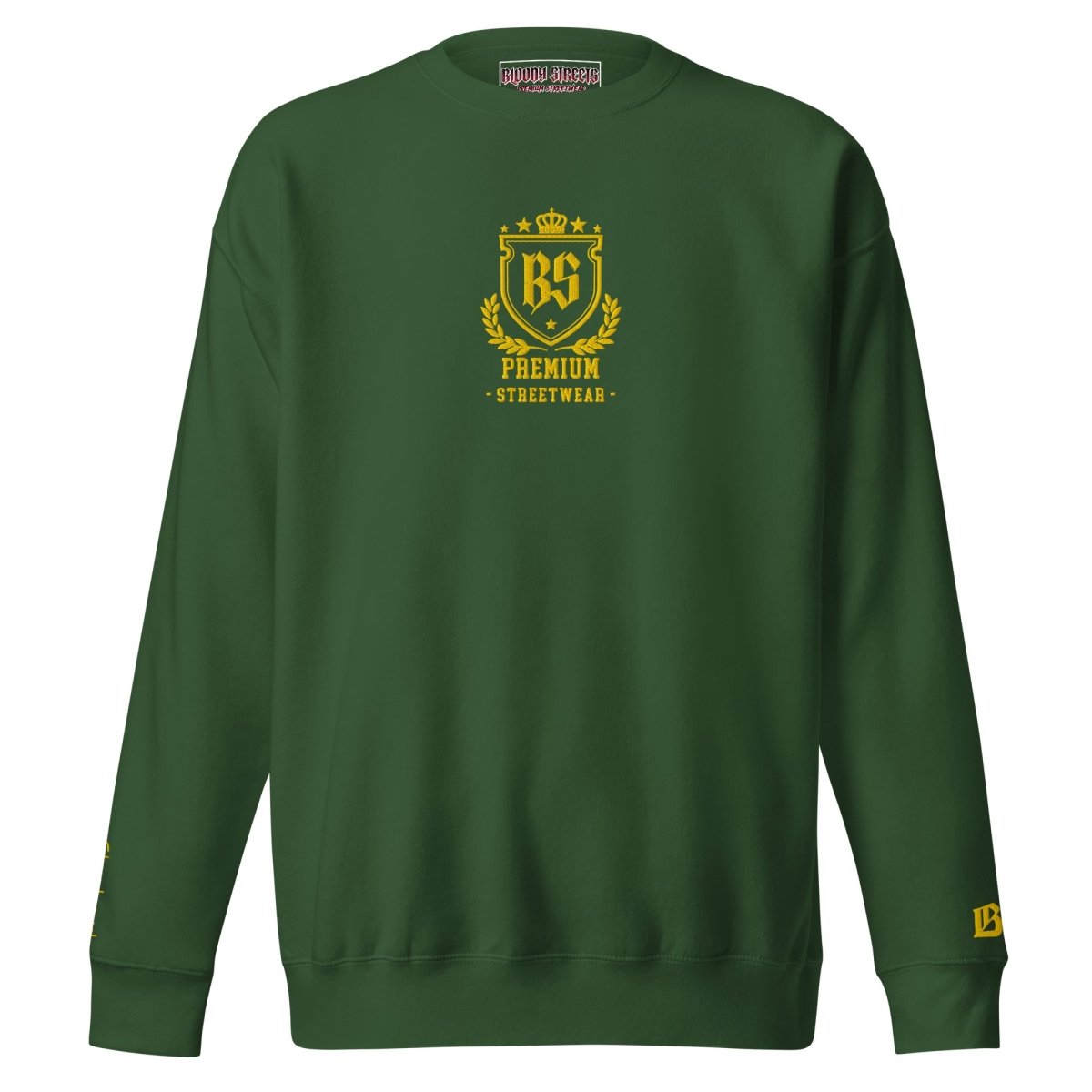 Classic Streetwear Pullover OG - Gold V2 - BLOODY - STREETS.DE Streetwear Herren und Damen Hoodies, T-Shirts, Pullis