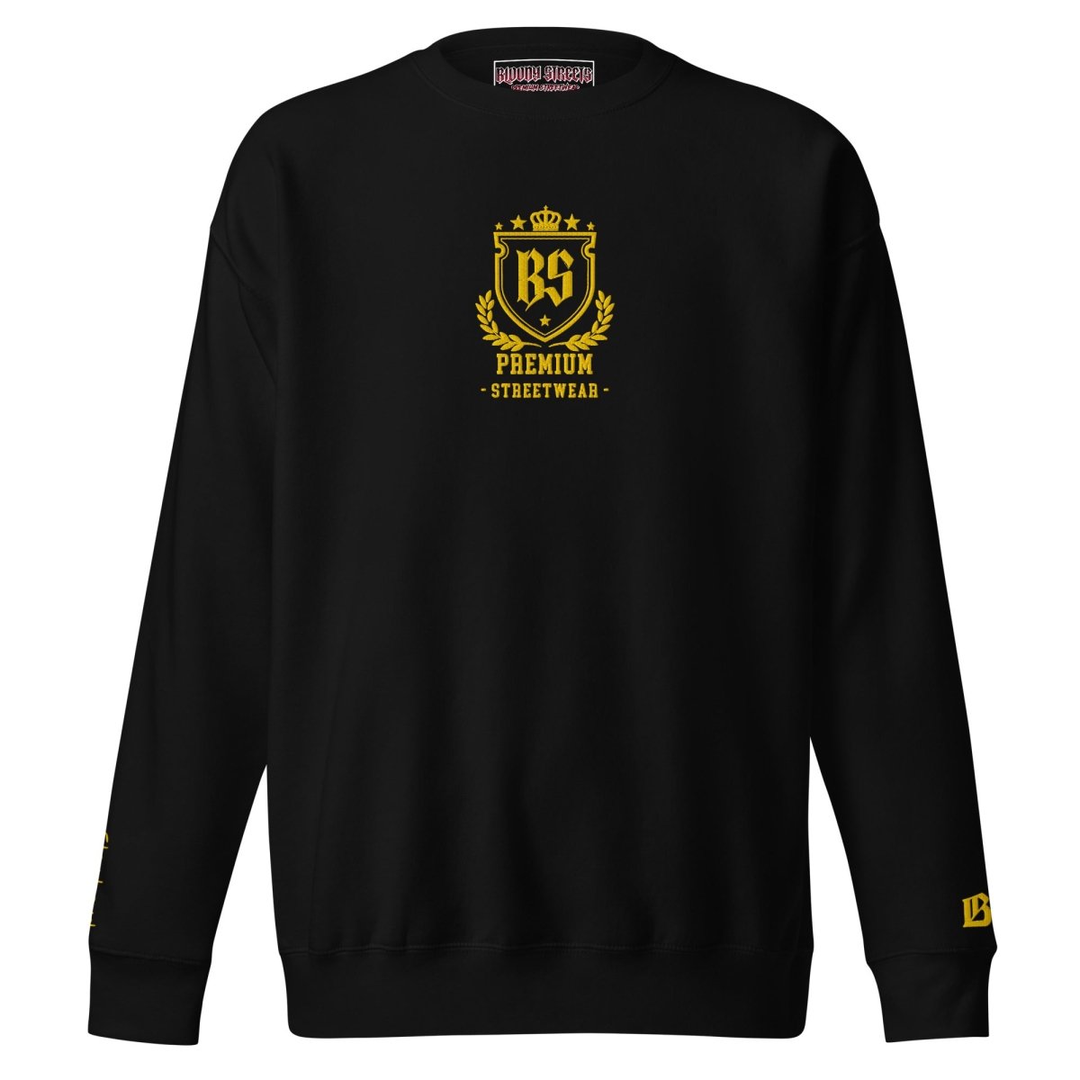 Classic Streetwear Pullover OG - Gold V2 - BLOODY - STREETS.DE Streetwear Herren und Damen Hoodies, T-Shirts, Pullis