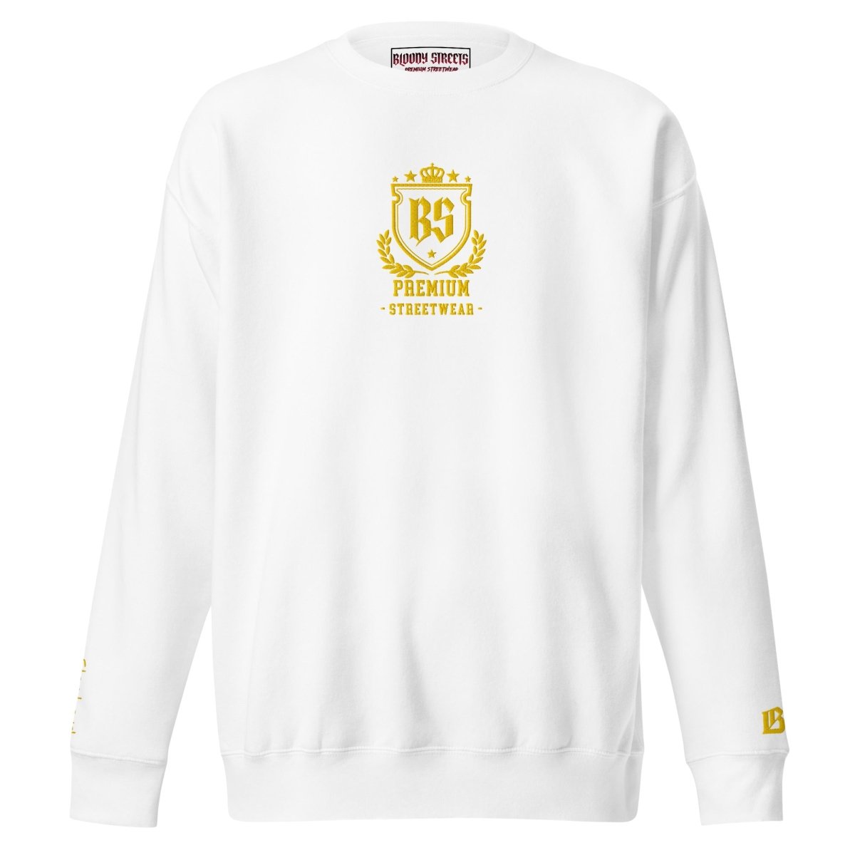 Classic Streetwear Pullover OG - Gold V2 - BLOODY - STREETS.DE Streetwear Herren und Damen Hoodies, T-Shirts, Pullis