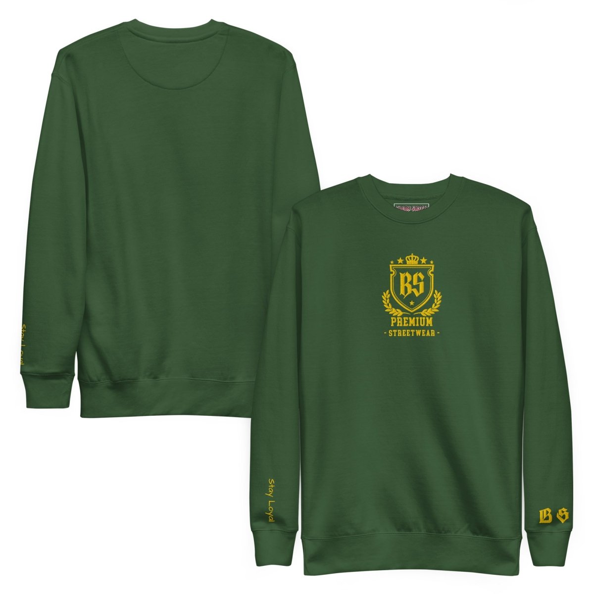 Classic Streetwear Pullover OG - Gold V2 - BLOODY - STREETS.DE Streetwear Herren und Damen Hoodies, T-Shirts, Pullis