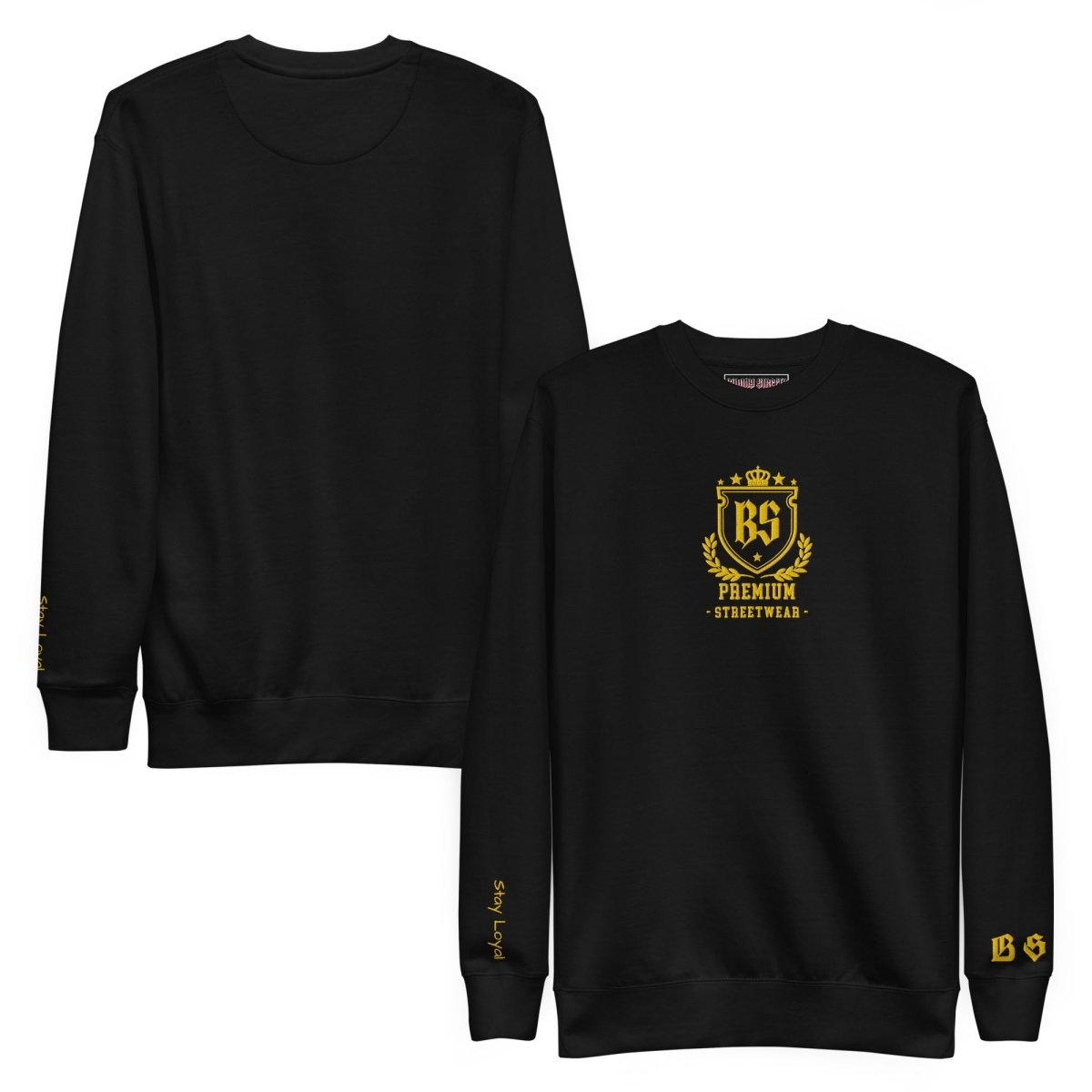 Classic Streetwear Pullover OG - Gold V2 - BLOODY - STREETS.DE Streetwear Herren und Damen Hoodies, T-Shirts, Pullis