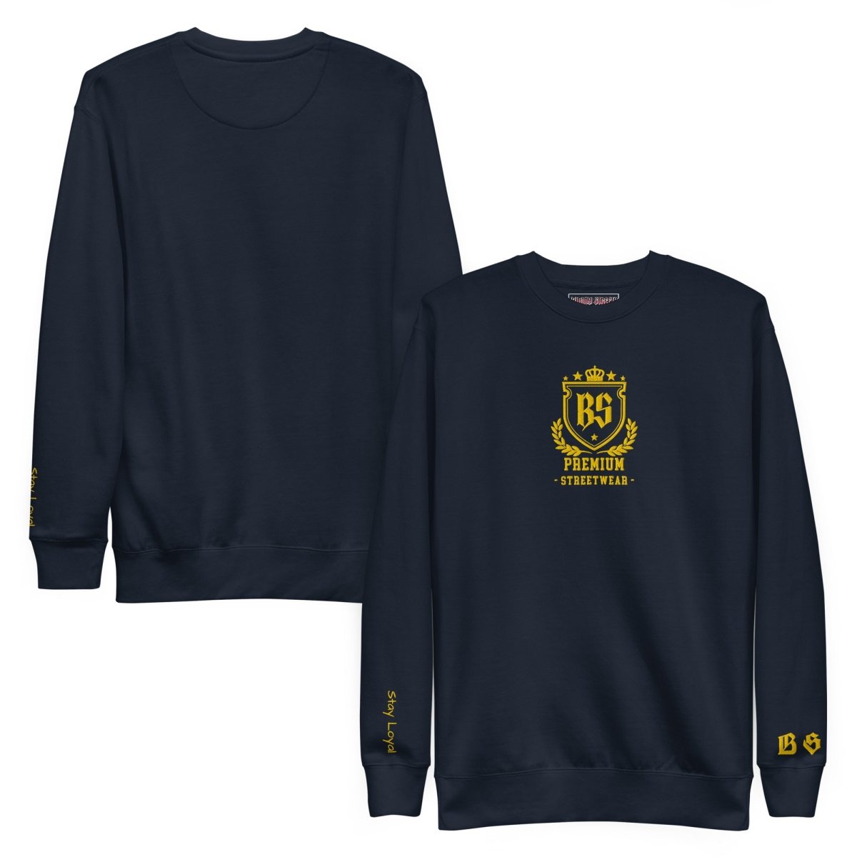 Classic Streetwear Pullover OG - Gold V2 - BLOODY - STREETS.DE Streetwear Herren und Damen Hoodies, T-Shirts, Pullis