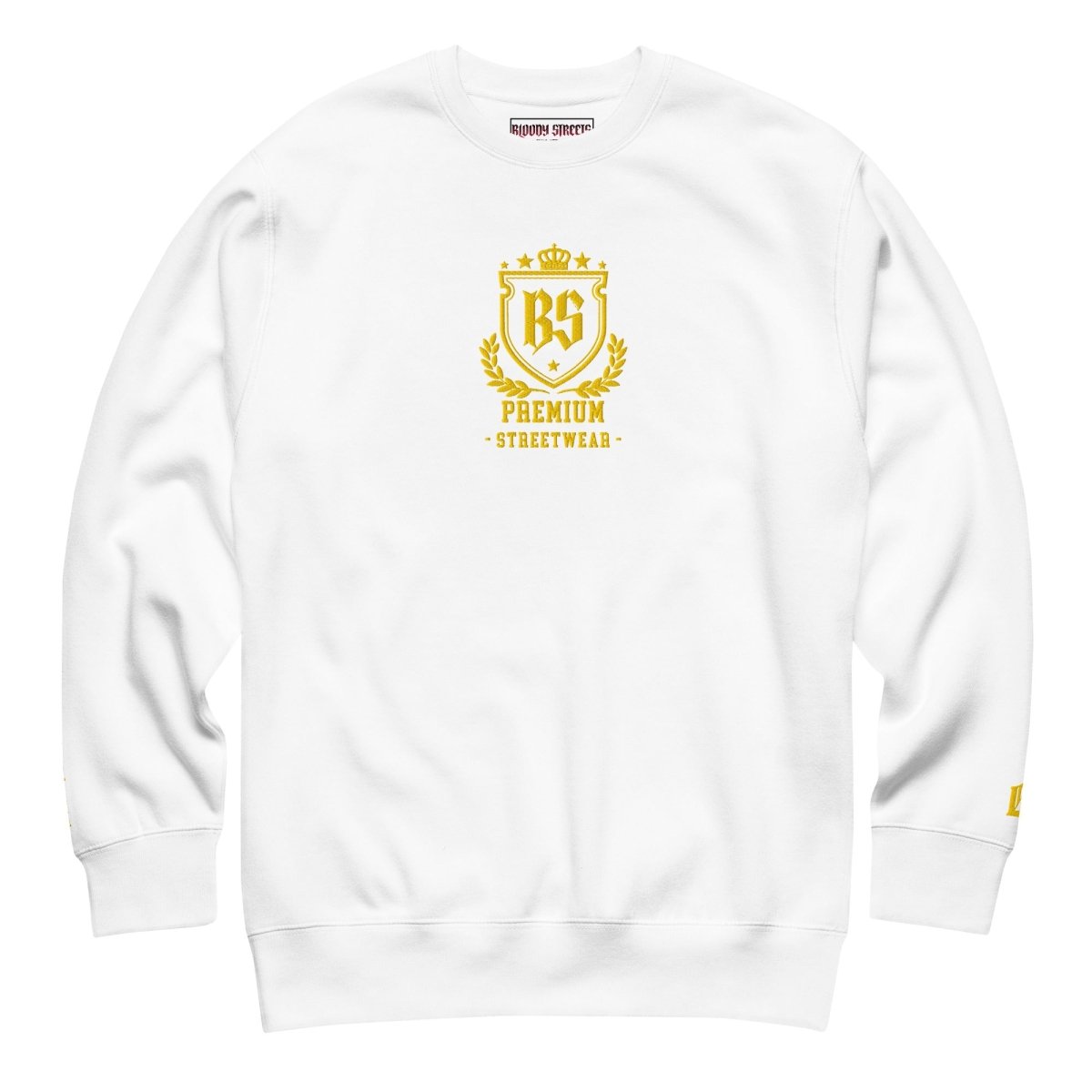 Classic Streetwear Pullover OG - Gold V2 - BLOODY - STREETS.DE Streetwear Herren und Damen Hoodies, T-Shirts, Pullis