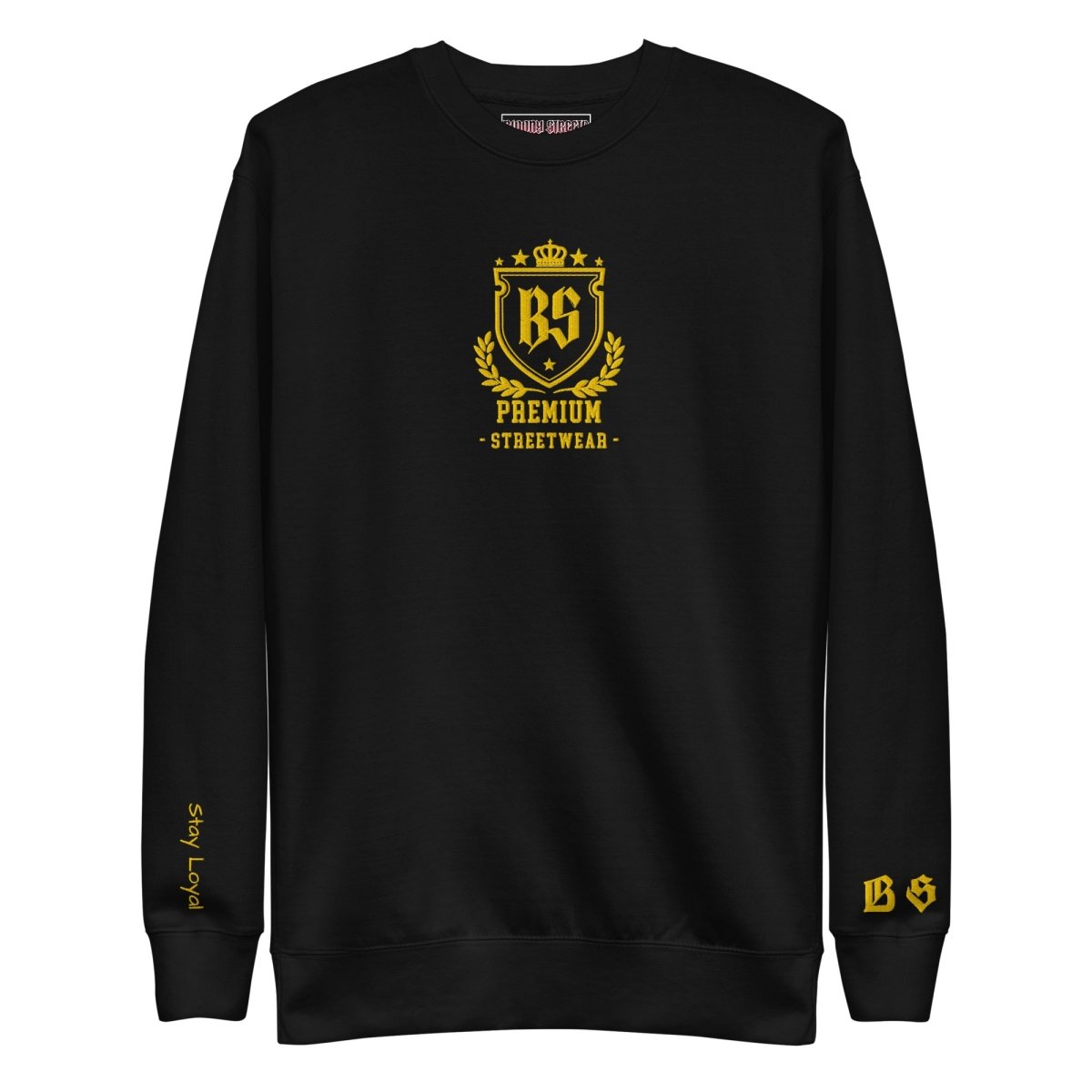 Classic Streetwear Pullover OG - Gold V2 - BLOODY - STREETS.DE Streetwear Herren und Damen Hoodies, T-Shirts, Pullis