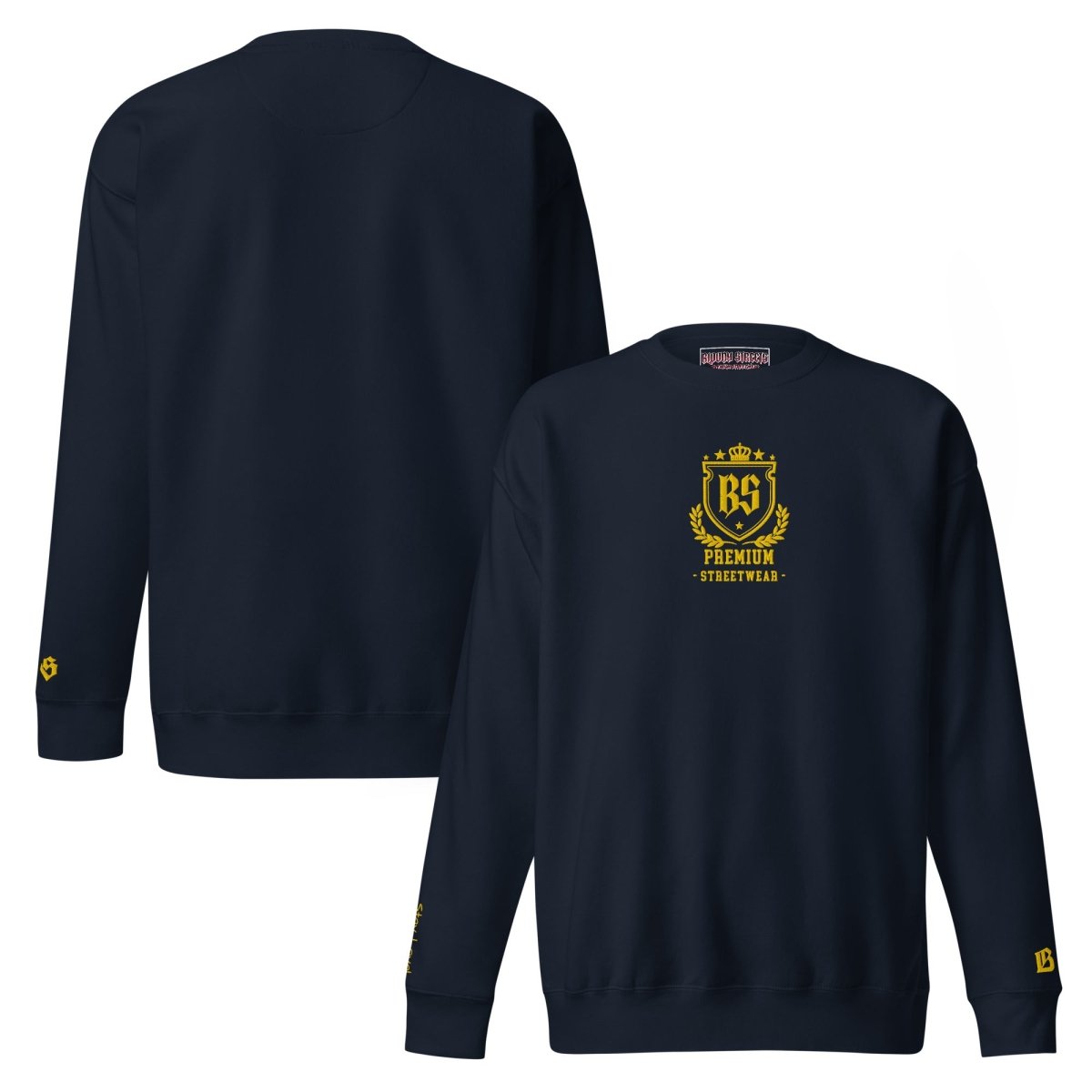 Classic Streetwear Pullover OG - Gold V2 - BLOODY - STREETS.DE Streetwear Herren und Damen Hoodies, T-Shirts, Pullis
