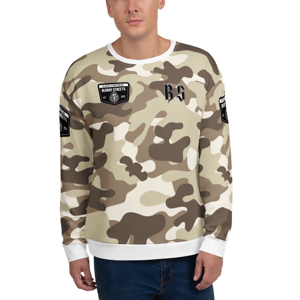 Classic Streetwear Pullover OG SAND STORM - BLOODY - STREETS.DE Streetwear Herren und Damen Hoodies, T-Shirts, Pullis