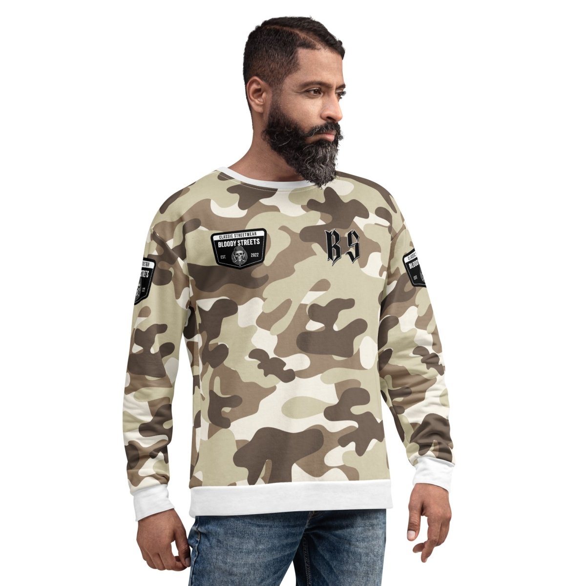 Classic Streetwear Pullover OG SAND STORM - BLOODY - STREETS.DE Streetwear Herren und Damen Hoodies, T-Shirts, Pullis