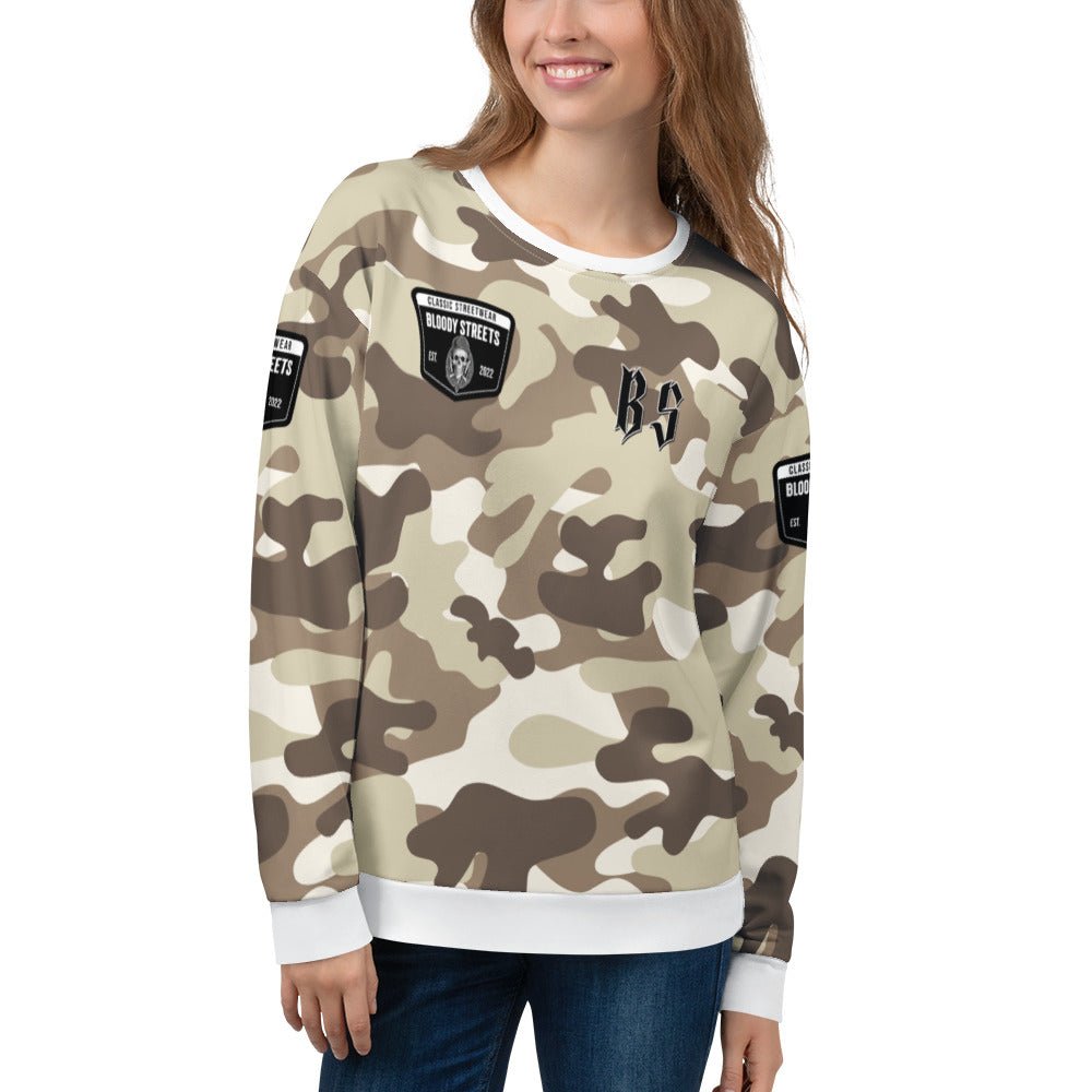 Classic Streetwear Pullover OG SAND STORM - BLOODY - STREETS.DE Streetwear Herren und Damen Hoodies, T-Shirts, Pullis