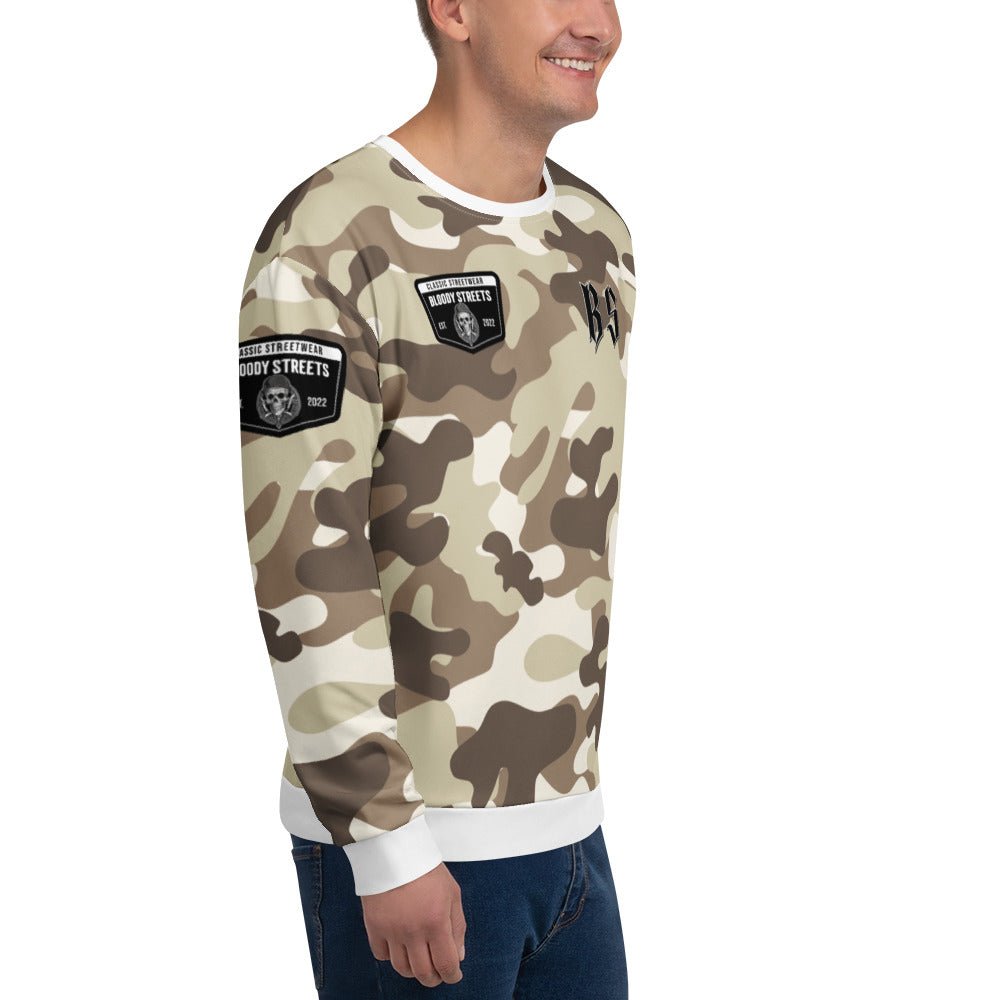 Classic Streetwear Pullover OG SAND STORM - BLOODY - STREETS.DE Streetwear Herren und Damen Hoodies, T-Shirts, Pullis