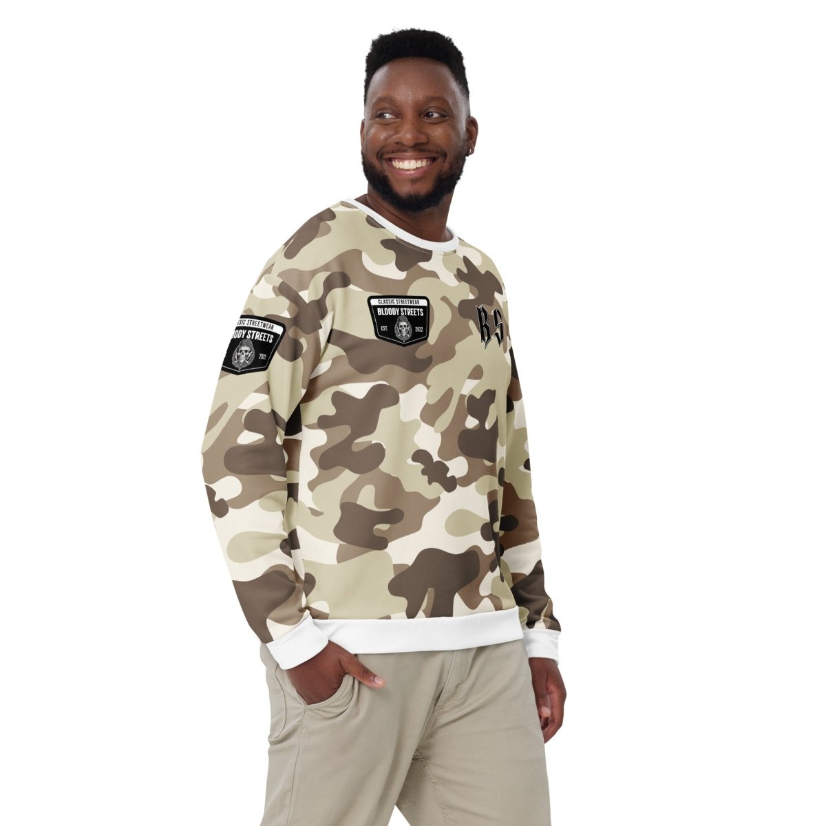 Classic Streetwear Pullover OG SAND STORM - BLOODY - STREETS.DE Streetwear Herren und Damen Hoodies, T-Shirts, Pullis
