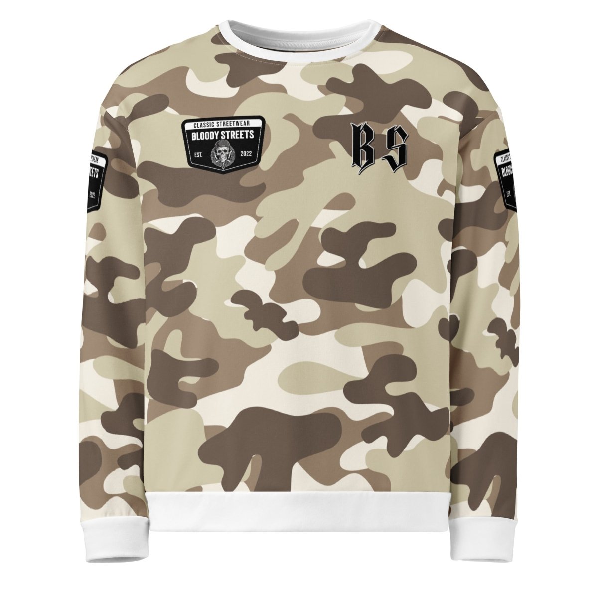Classic Streetwear Pullover OG SAND STORM - BLOODY - STREETS.DE Streetwear Herren und Damen Hoodies, T-Shirts, Pullis