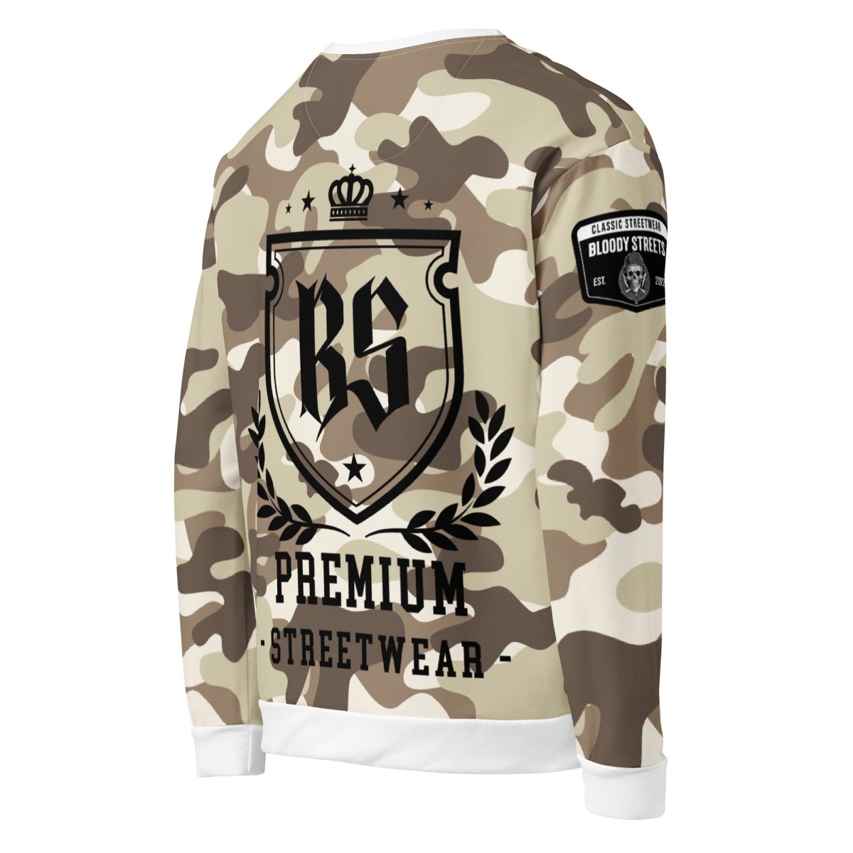 Classic Streetwear Pullover OG SAND STORM - BLOODY - STREETS.DE Streetwear Herren und Damen Hoodies, T-Shirts, Pullis