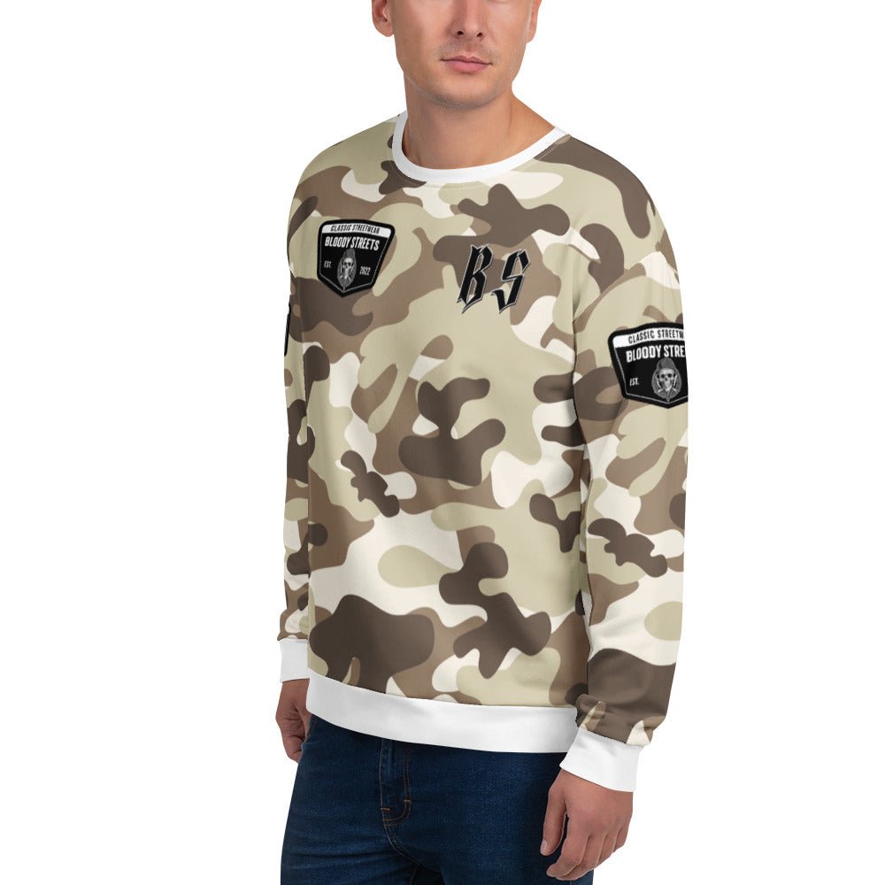 Classic Streetwear Pullover OG SAND STORM - BLOODY - STREETS.DE Streetwear Herren und Damen Hoodies, T-Shirts, Pullis