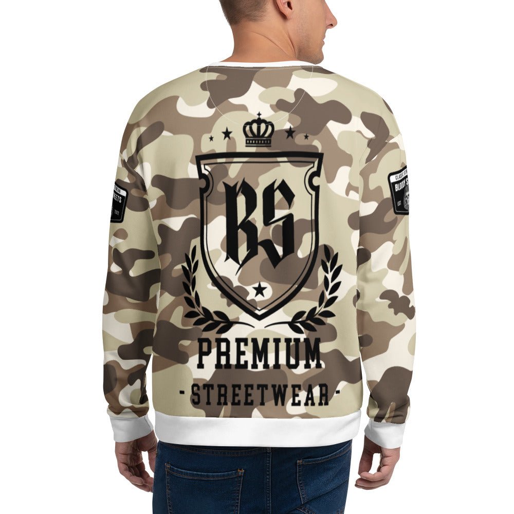Classic Streetwear Pullover OG SAND STORM - BLOODY - STREETS.DE Streetwear Herren und Damen Hoodies, T-Shirts, Pullis