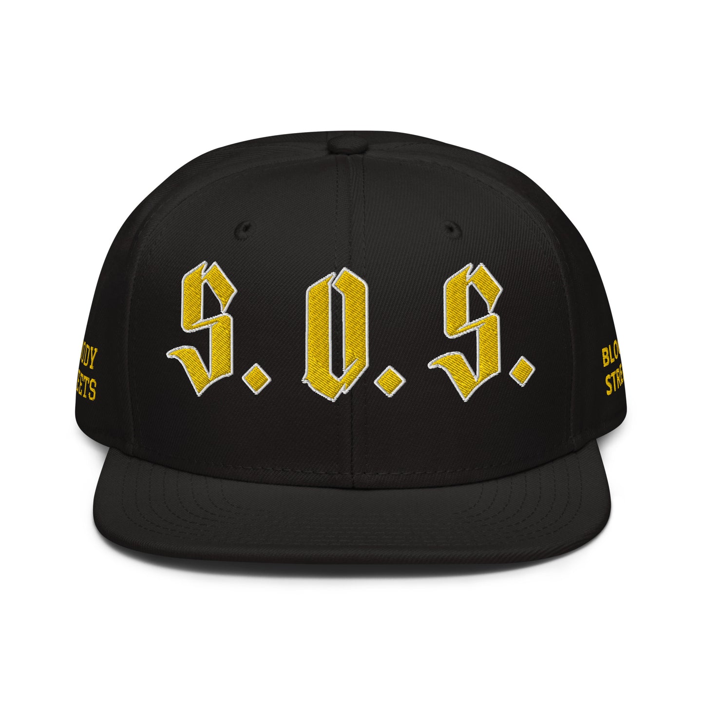 Streetwear Snapback Cap - S.O.S SAVE OUR STREETS