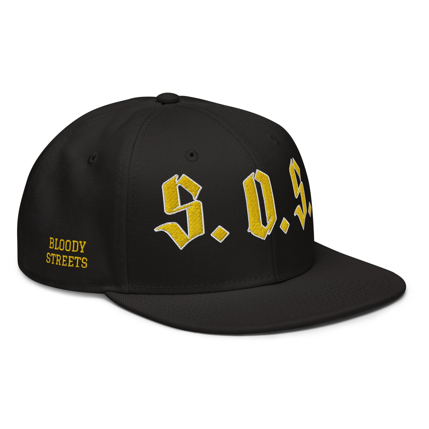 Streetwear Snapback Cap - S.O.S SAVE OUR STREETS