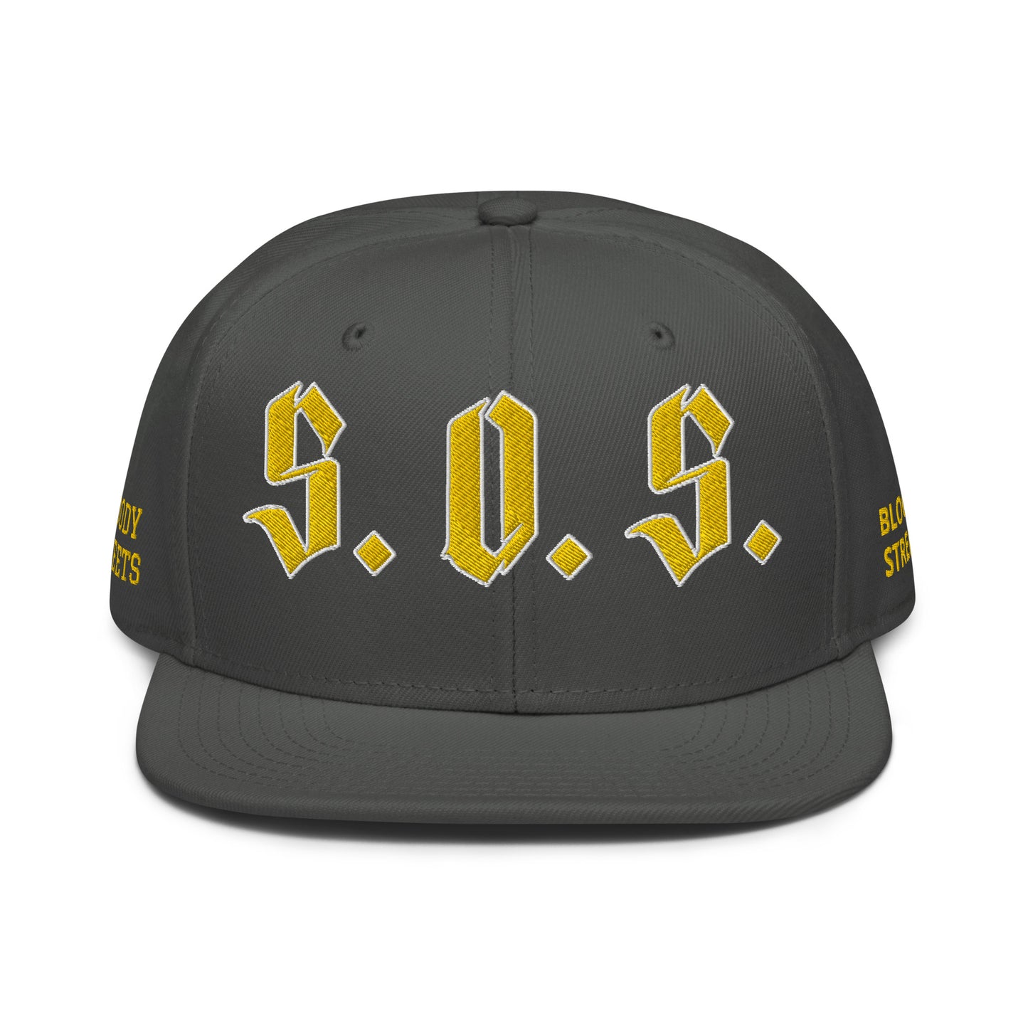 Streetwear Snapback Cap - S.O.S SAVE OUR STREETS