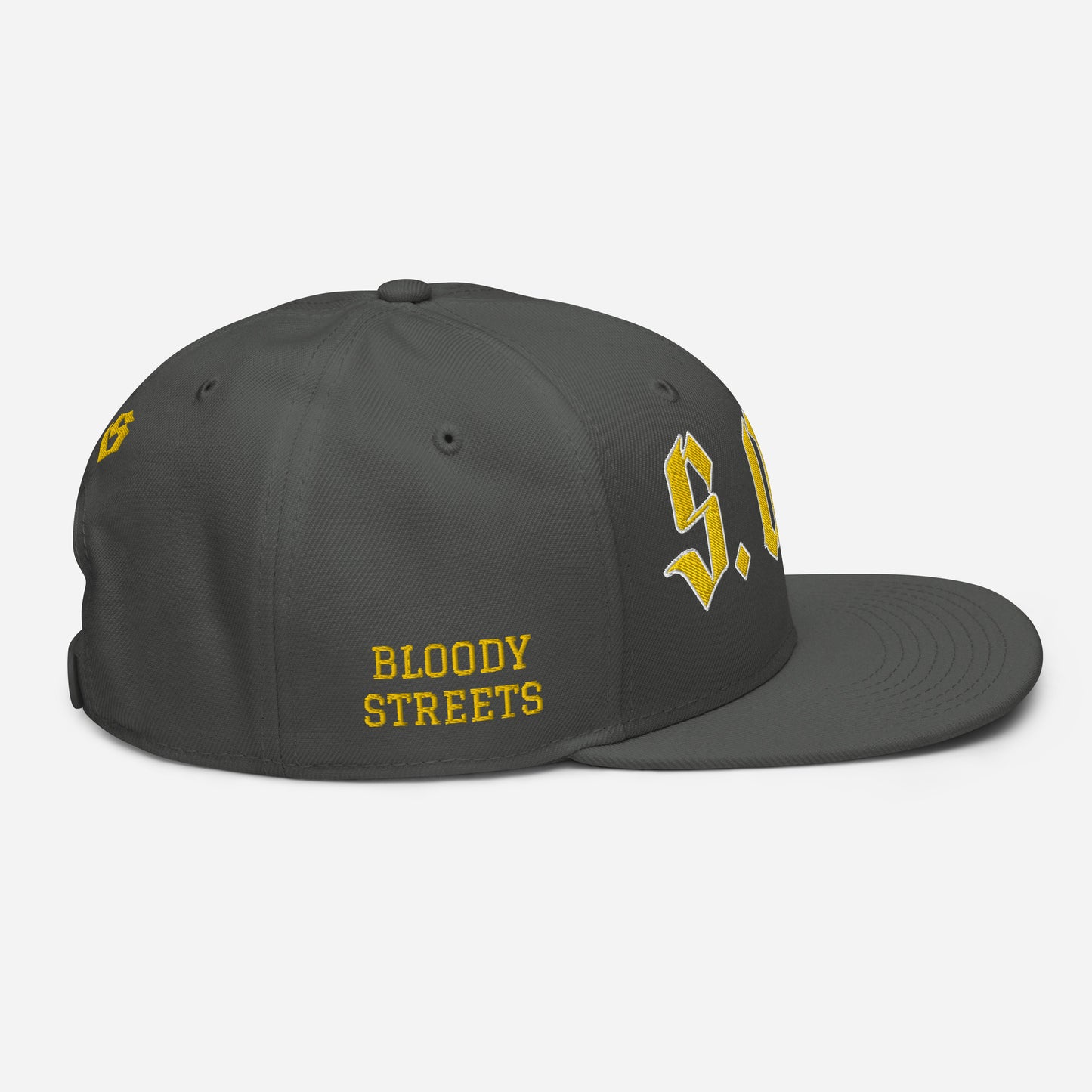 Streetwear Snapback Cap - S.O.S SAVE OUR STREETS