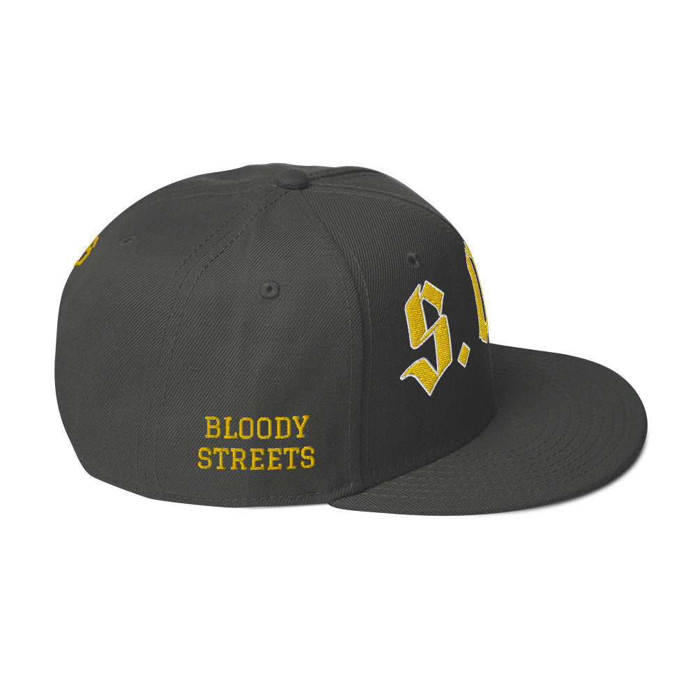Streetwear Snapback Cap - S.O.S SAVE OUR STREETS