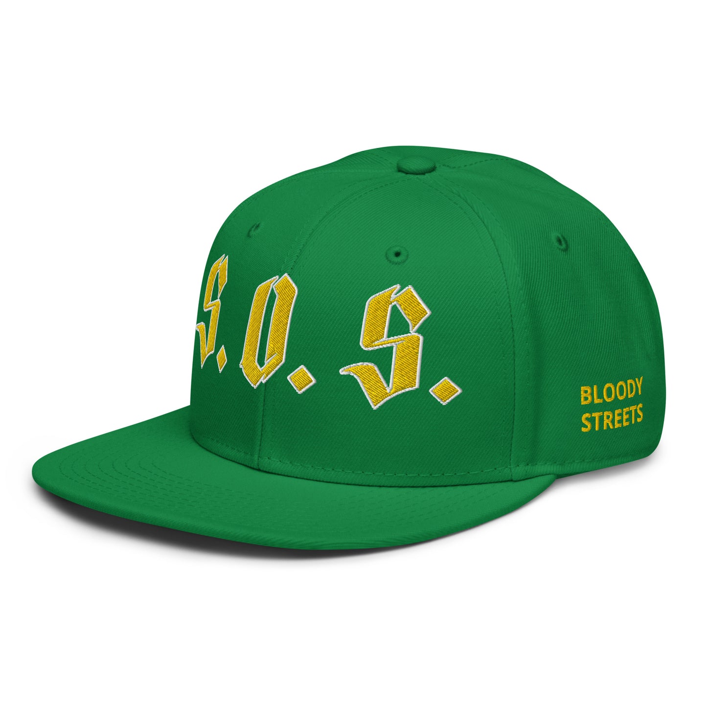 Streetwear Snapback Cap - S.O.S SAVE OUR STREETS