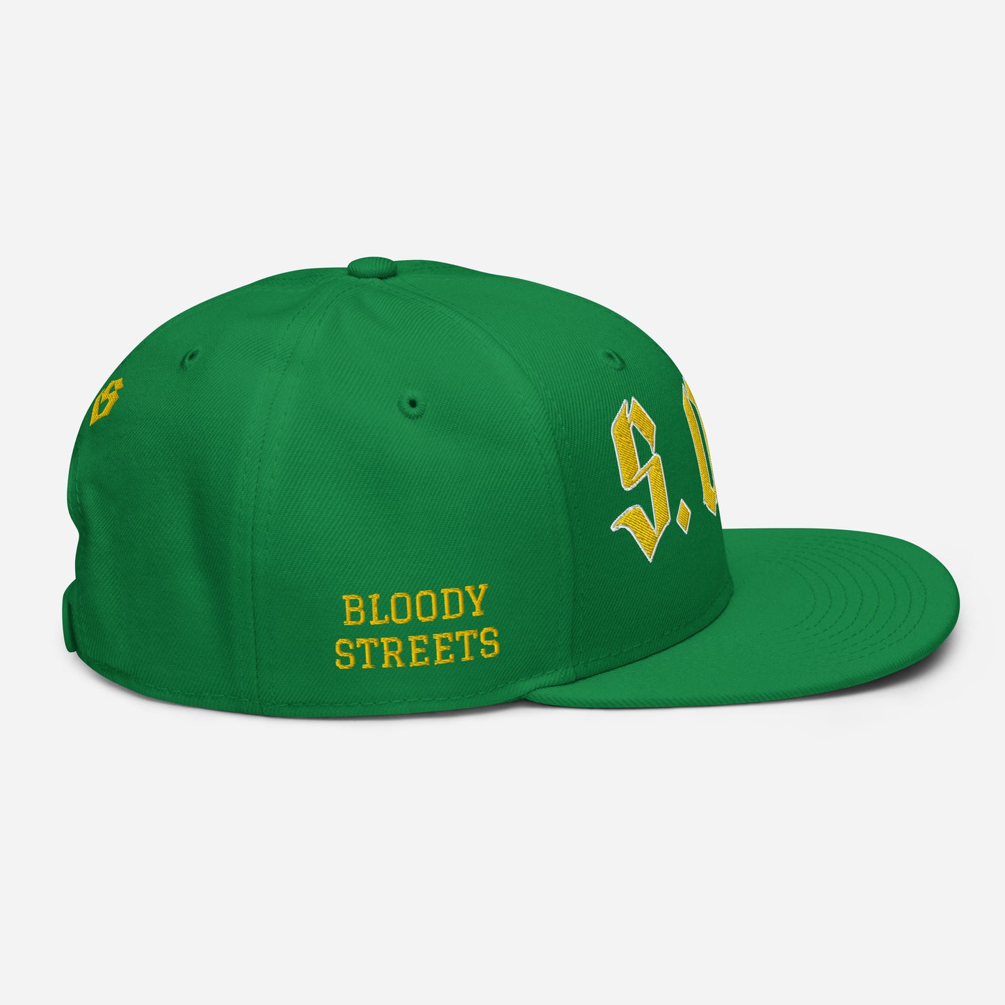 Streetwear Snapback Cap - S.O.S SAVE OUR STREETS