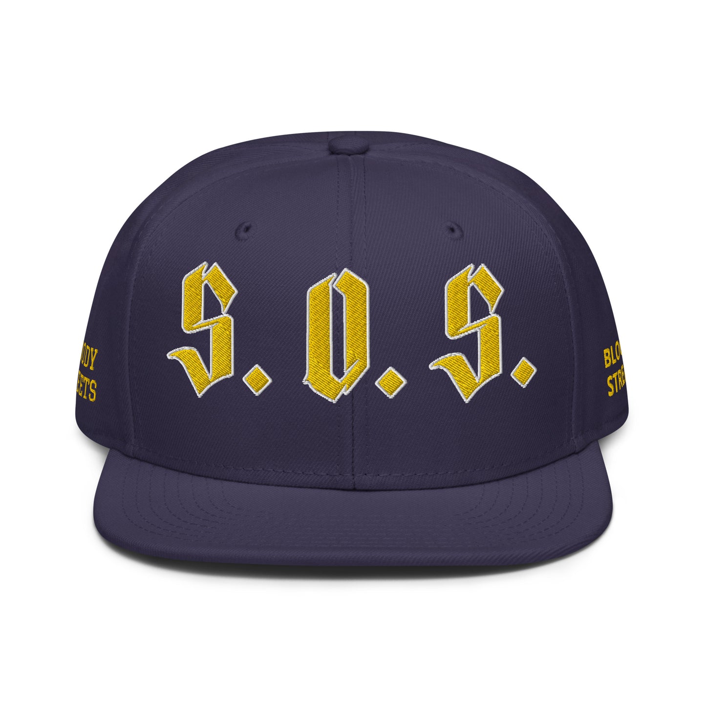 Streetwear Snapback Cap - S.O.S SAVE OUR STREETS