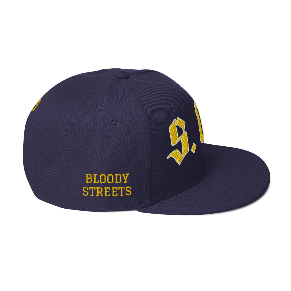 Streetwear Snapback Cap - S.O.S SAVE OUR STREETS