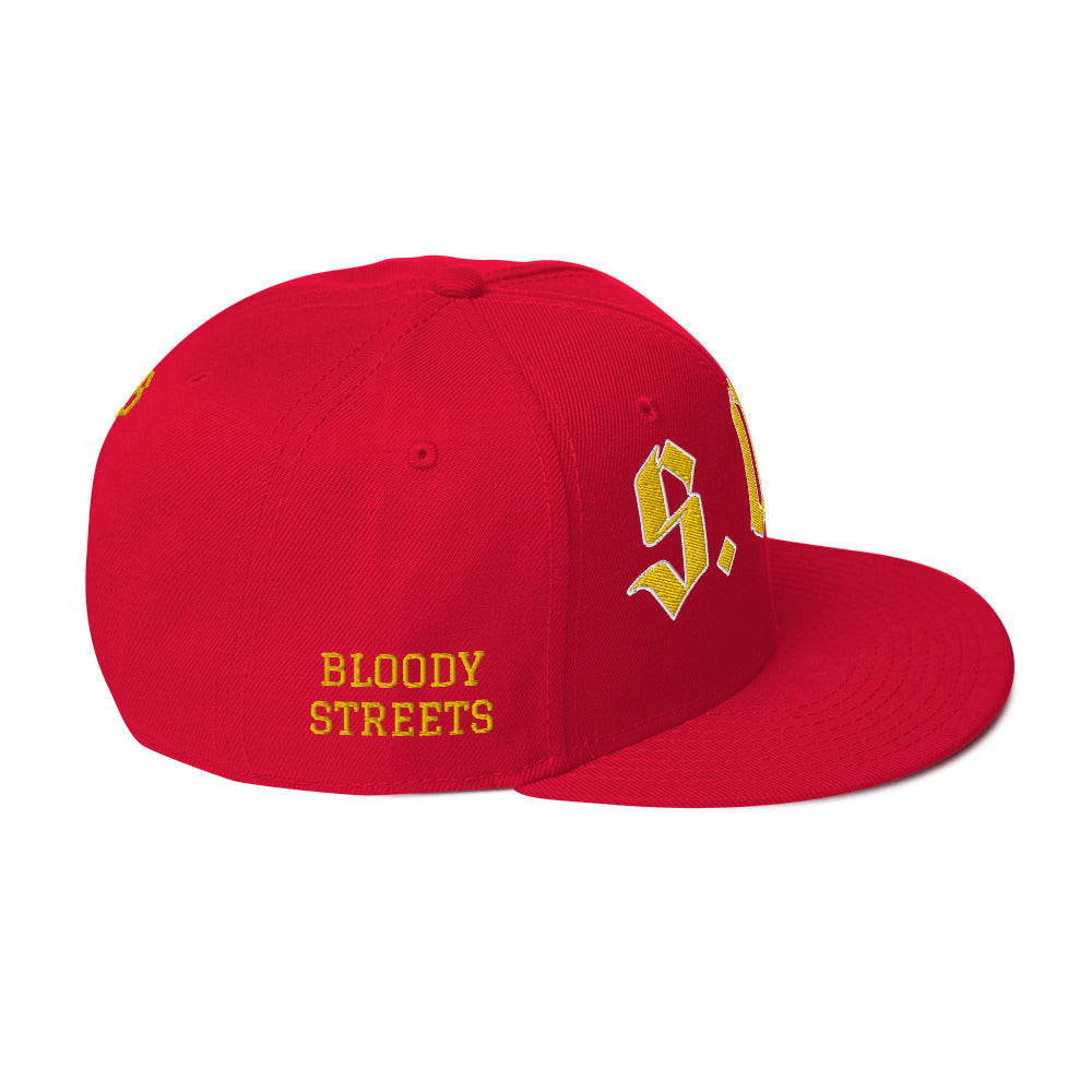 Streetwear Snapback Cap - S.O.S SAVE OUR STREETS