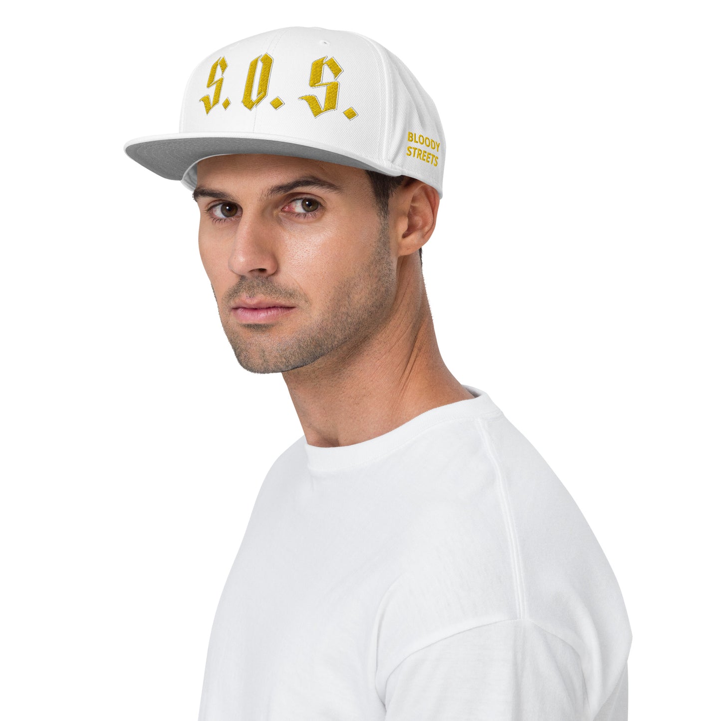 Streetwear Snapback Cap - S.O.S SAVE OUR STREETS