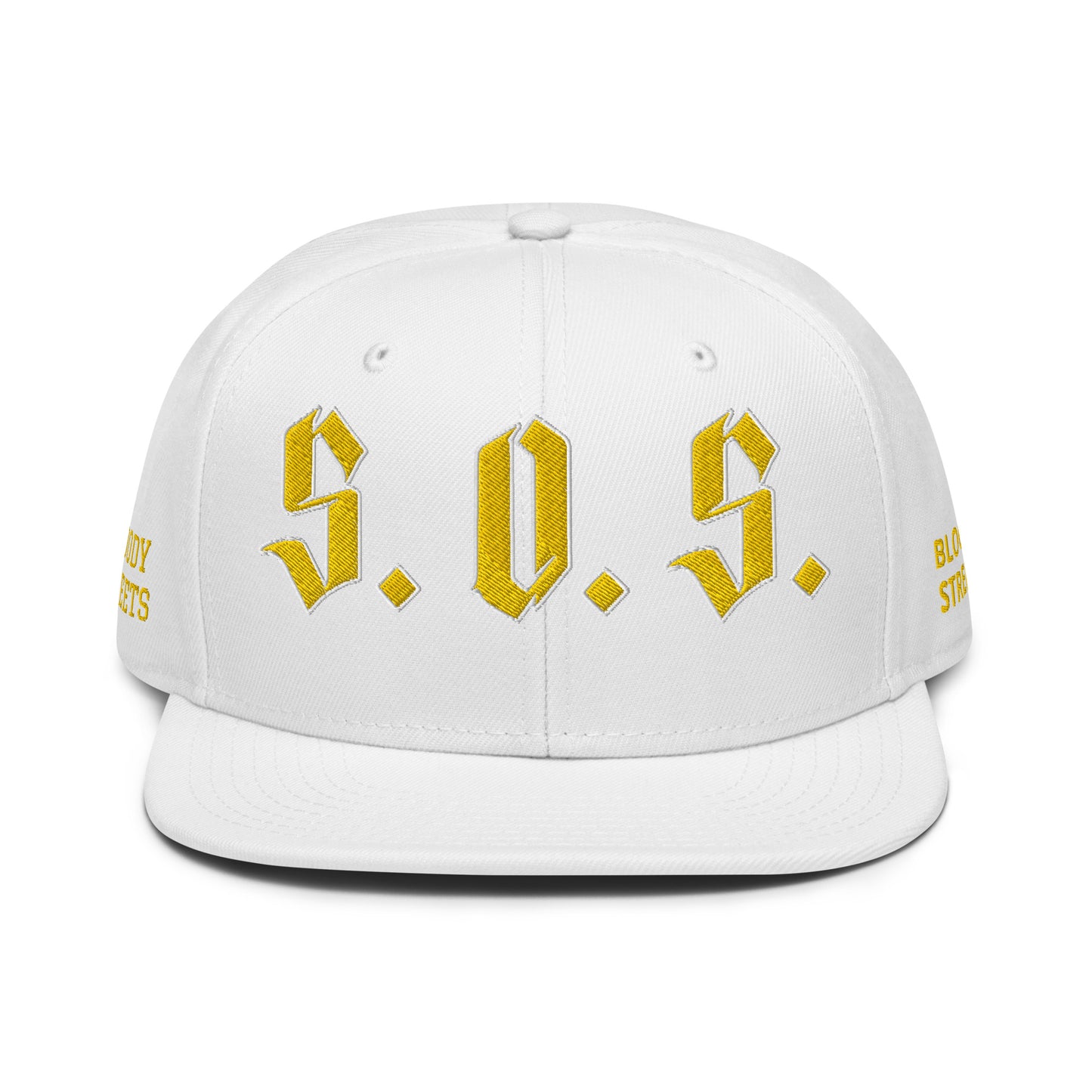 Streetwear Snapback Cap - S.O.S SAVE OUR STREETS