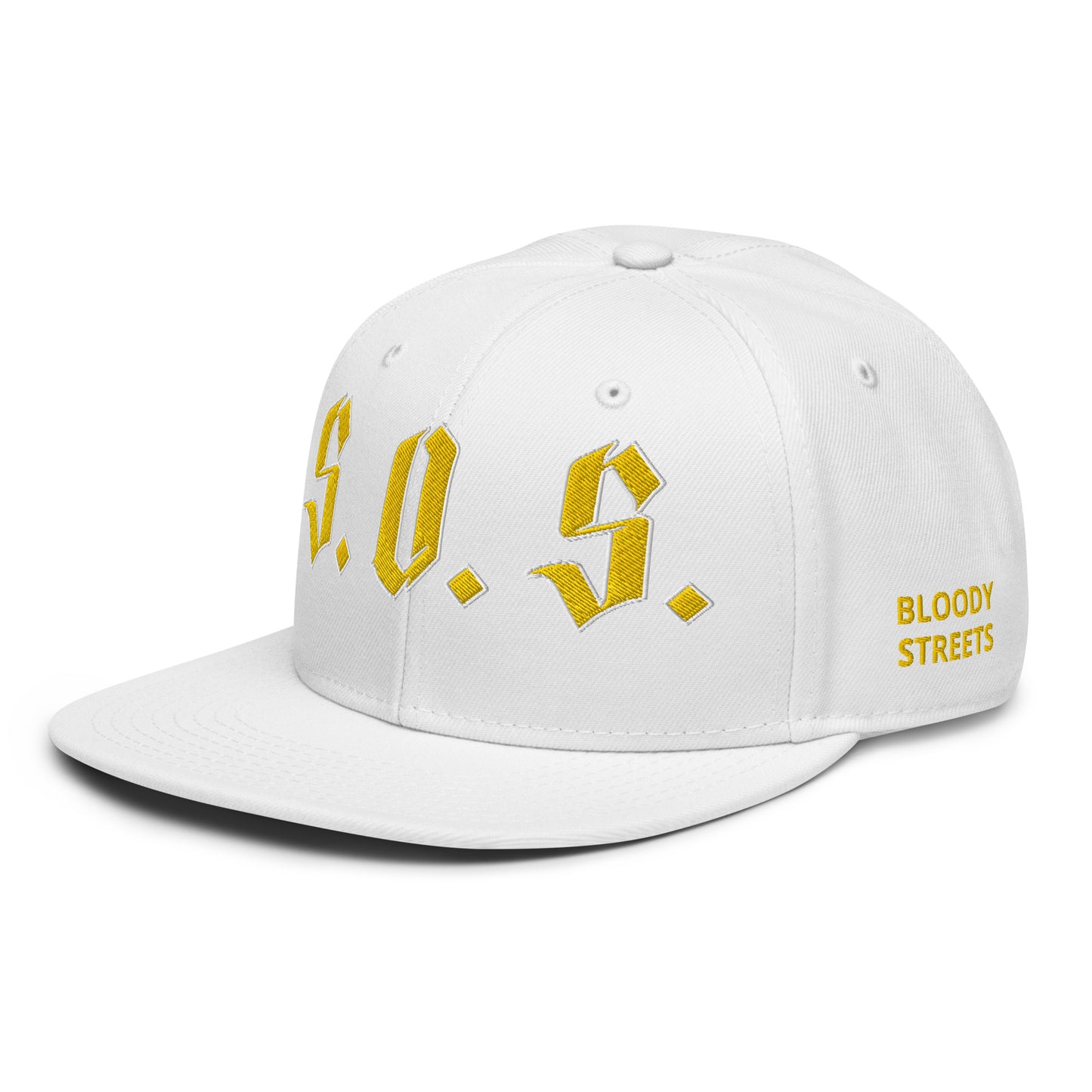 Streetwear Snapback Cap - S.O.S SAVE OUR STREETS