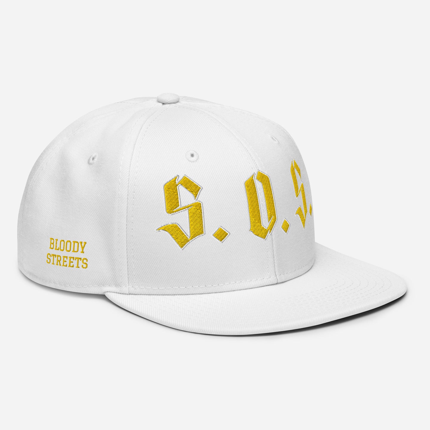 Streetwear Snapback Cap - S.O.S SAVE OUR STREETS