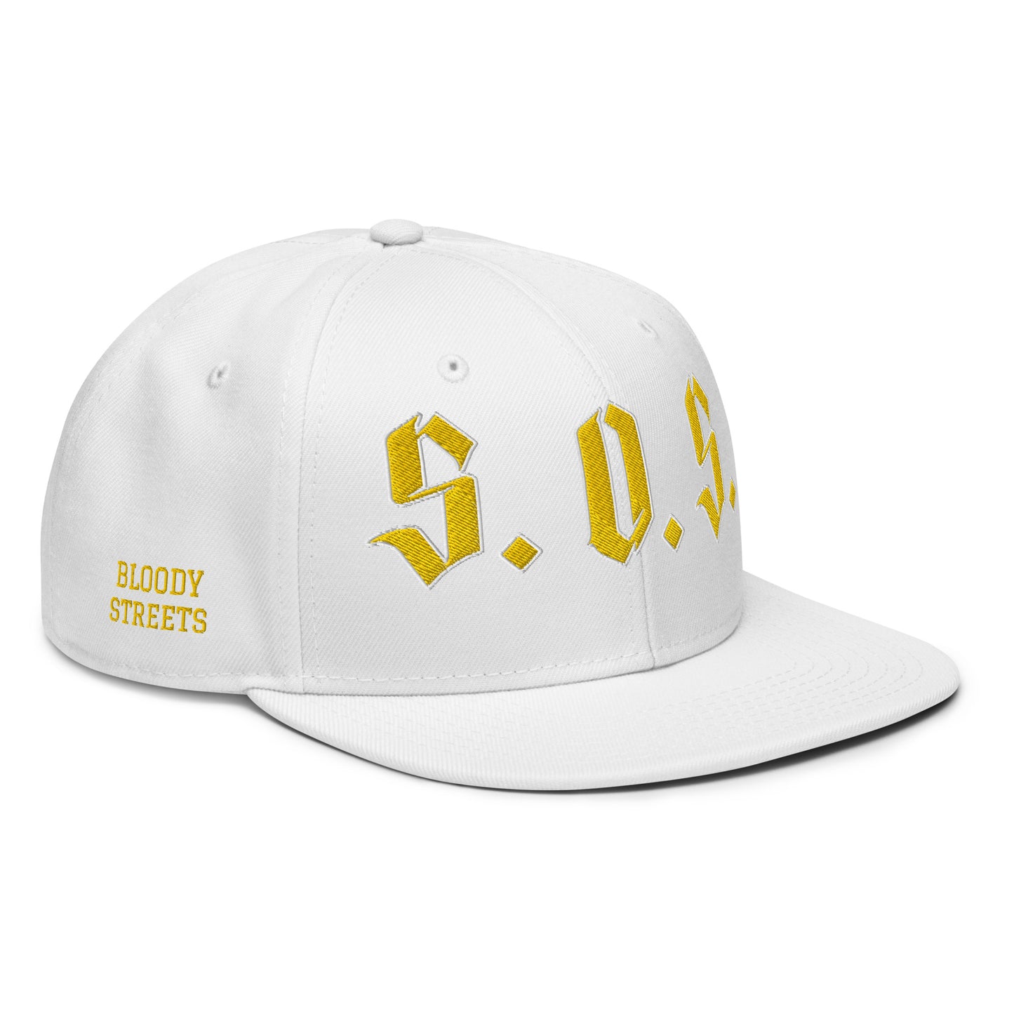 Streetwear Snapback Cap - S.O.S SAVE OUR STREETS