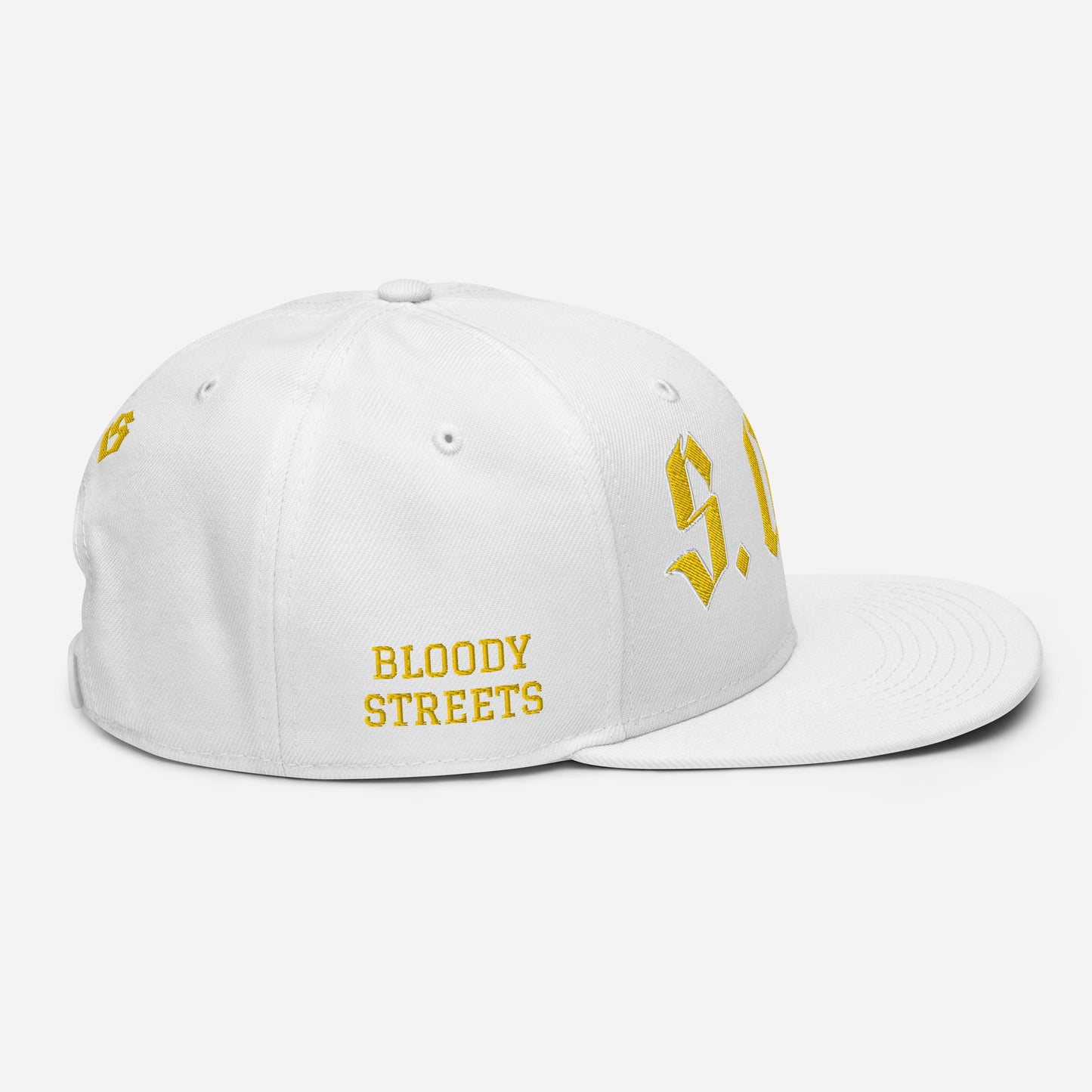 Streetwear Snapback Cap - S.O.S SAVE OUR STREETS