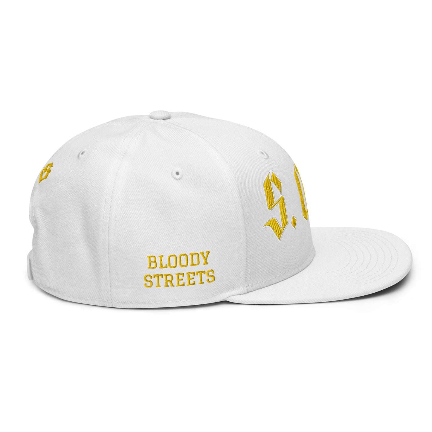 Streetwear Snapback Cap - S.O.S SAVE OUR STREETS