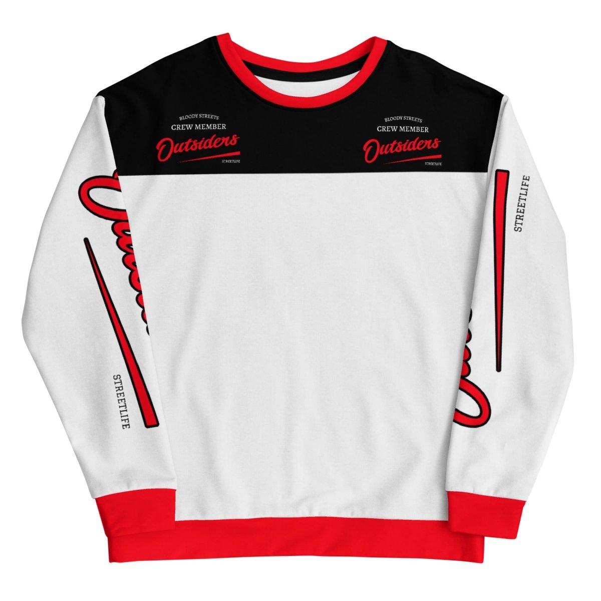 Streetwear Pullover Unisex - BS OUTSIDERS V2 - BLOODY - STREETS.DE Streetwear Herren und Damen Hoodies, T-Shirts, Pullis