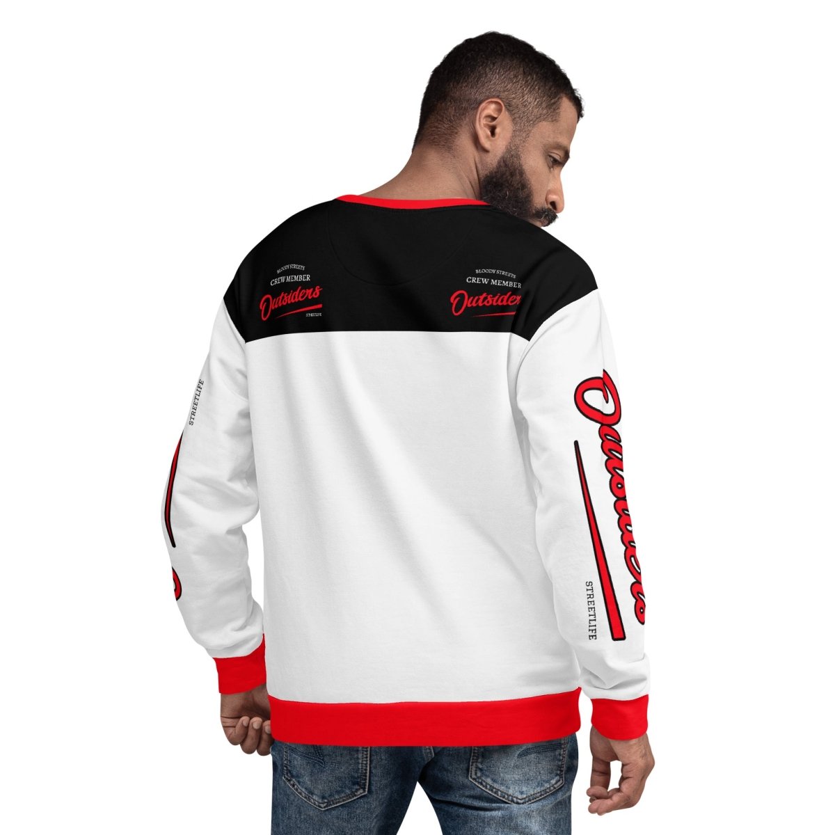 Streetwear Pullover Unisex - BS OUTSIDERS V2 - BLOODY - STREETS.DE Streetwear Herren und Damen Hoodies, T-Shirts, Pullis