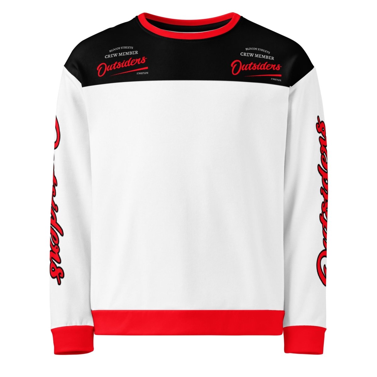 Streetwear Pullover Unisex - BS OUTSIDERS V2 - BLOODY - STREETS.DE Streetwear Herren und Damen Hoodies, T-Shirts, Pullis