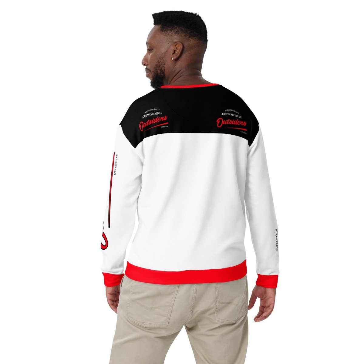 Streetwear Pullover Unisex - BS OUTSIDERS V2 - BLOODY - STREETS.DE Streetwear Herren und Damen Hoodies, T-Shirts, Pullis