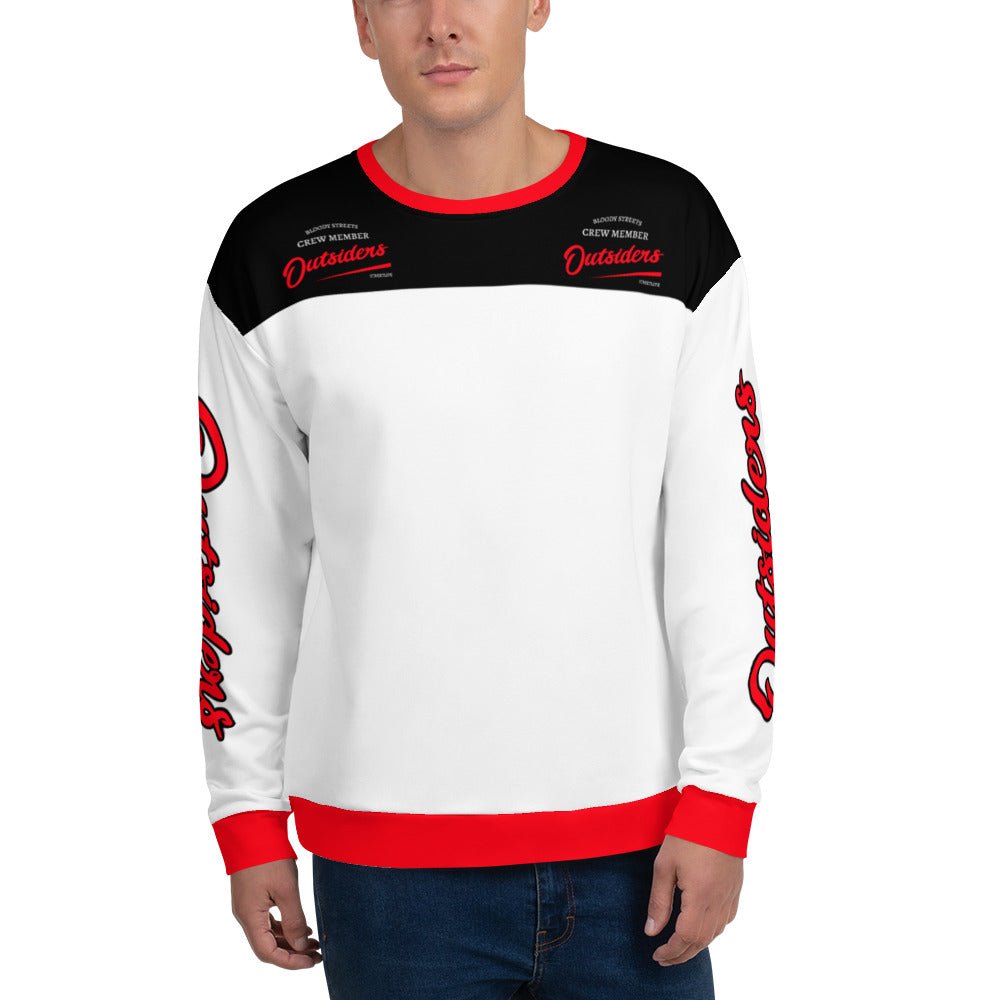 Streetwear Pullover Unisex - BS OUTSIDERS V2 - BLOODY - STREETS.DE Streetwear Herren und Damen Hoodies, T-Shirts, Pullis
