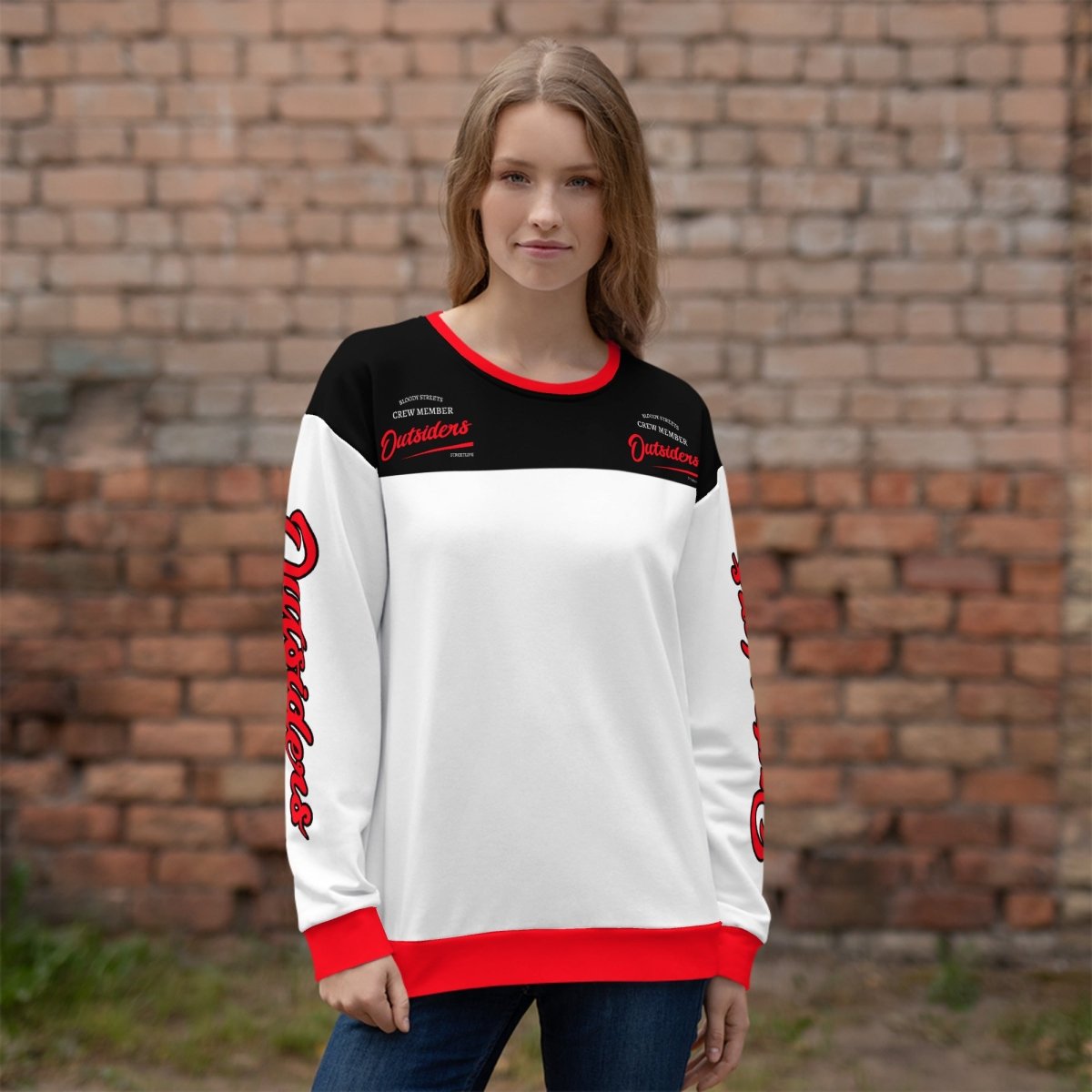 Streetwear Pullover Unisex - BS OUTSIDERS V2 - BLOODY - STREETS.DE Streetwear Herren und Damen Hoodies, T-Shirts, Pullis