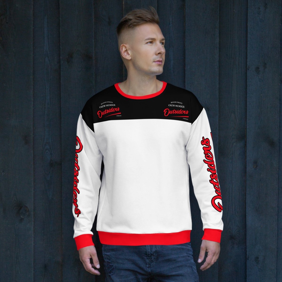 Streetwear Pullover Unisex - BS OUTSIDERS V2 - BLOODY - STREETS.DE Streetwear Herren und Damen Hoodies, T-Shirts, Pullis