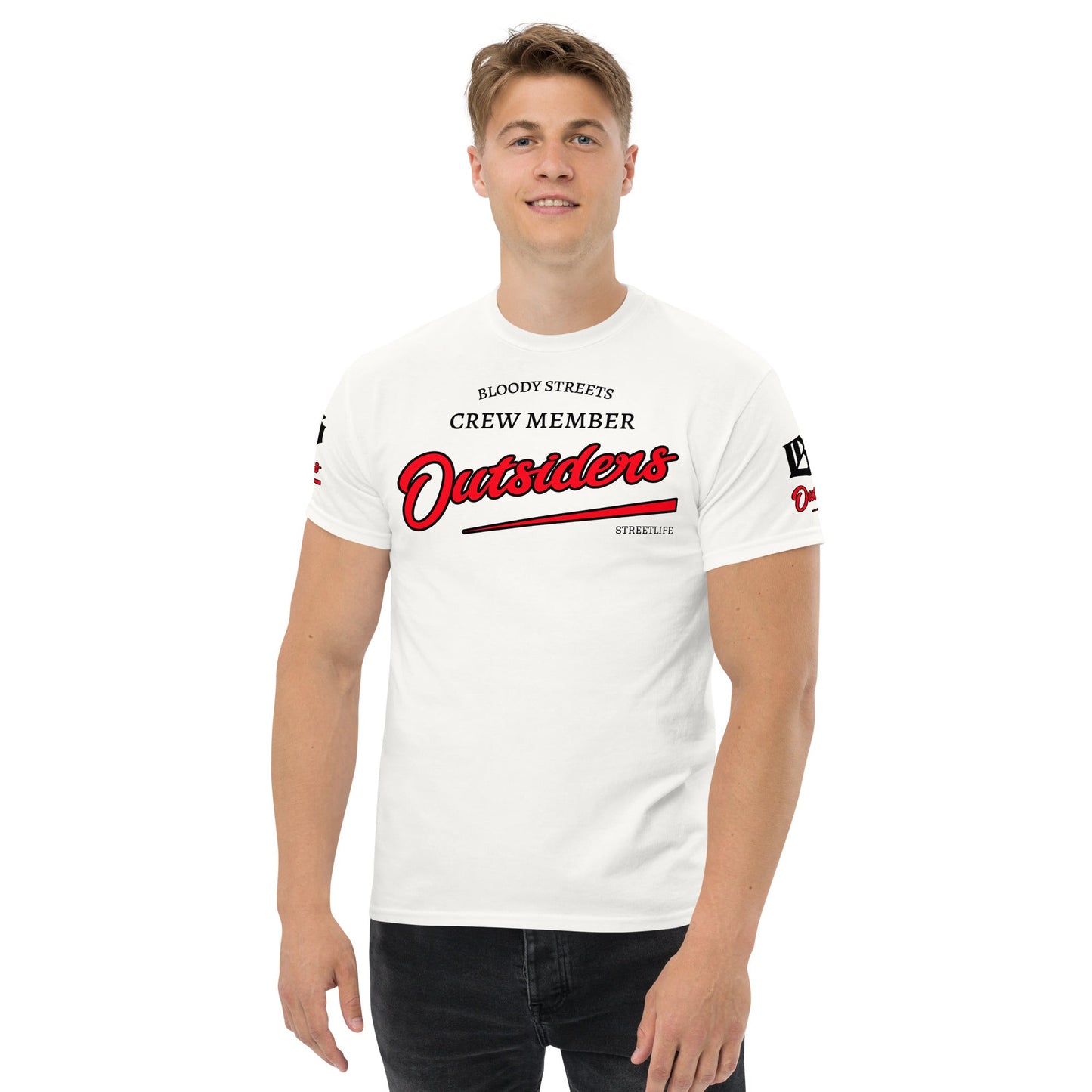 Streetwear T-Shirt Herren- BS OUTSIDERS - BLOODY-STREETS.DE Streetwear Herren und Damen Hoodies, T-Shirts, Pullis