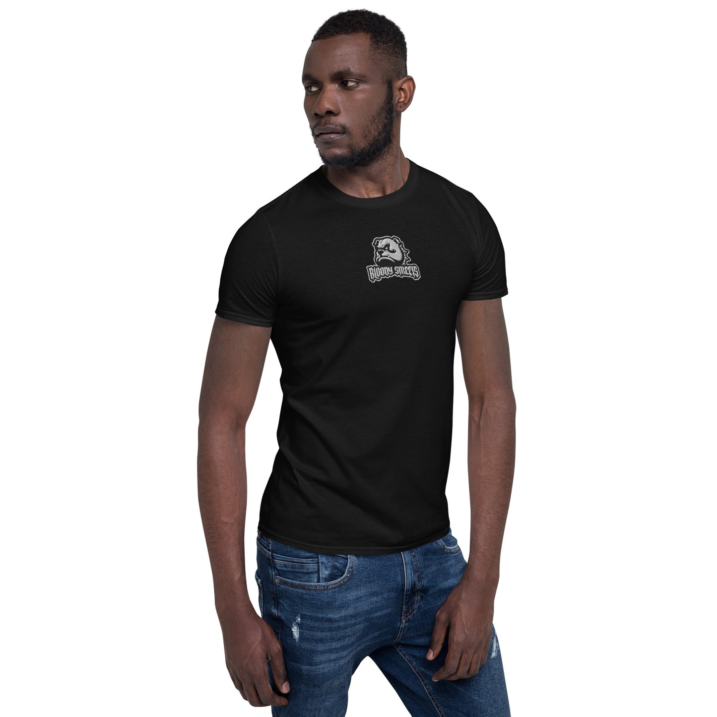 BLOODY STREETS Kurzärmeliges 100 % Ringgesponnen Baumwolle T-Shirt - BLOODY-STREETS.DE Streetwear Herren und Damen Hoodies, T-Shirts, Pullis